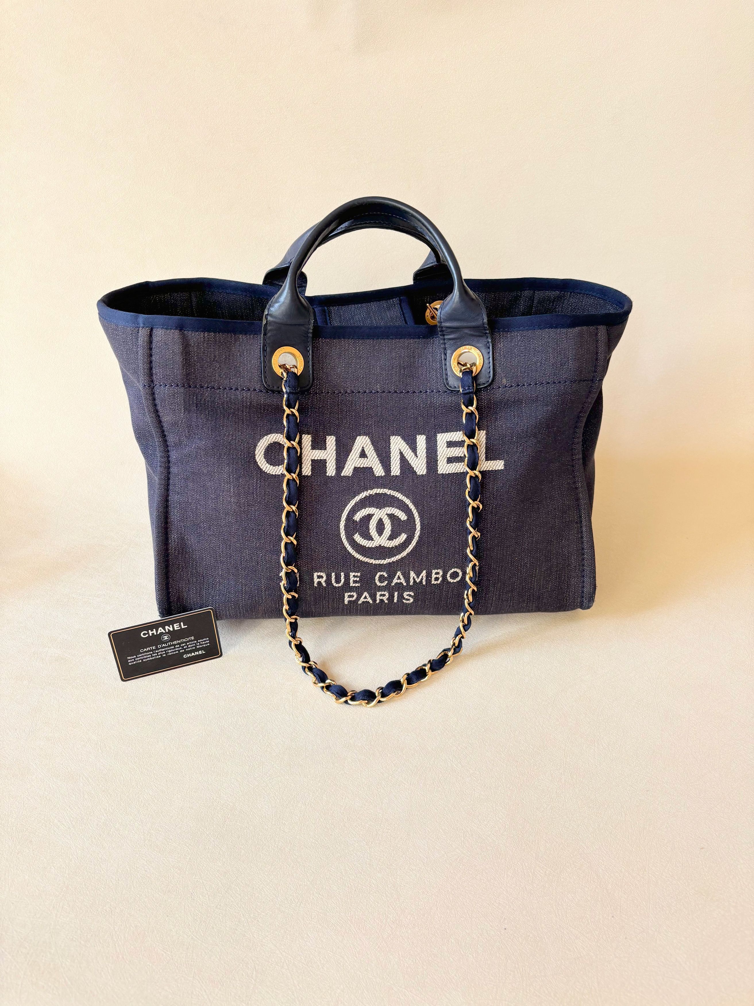 Chanel Cabas Deauville Denim Size ONE SIZE - 3 Thumbnail