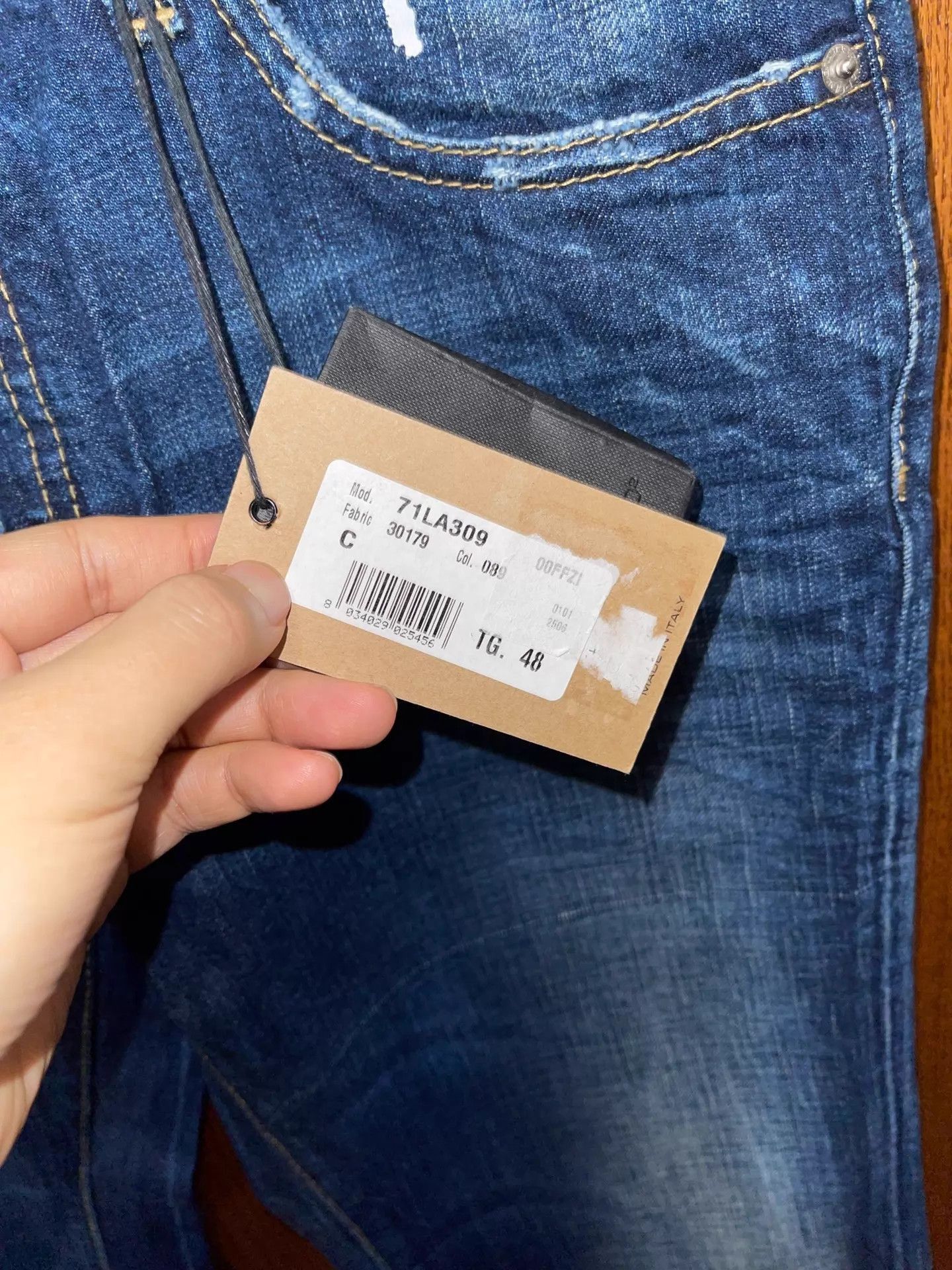 Dsquared2 Blue Denim Jeans with Paint Splatter Accents Size US 32 / EU 48 - 9 Thumbnail