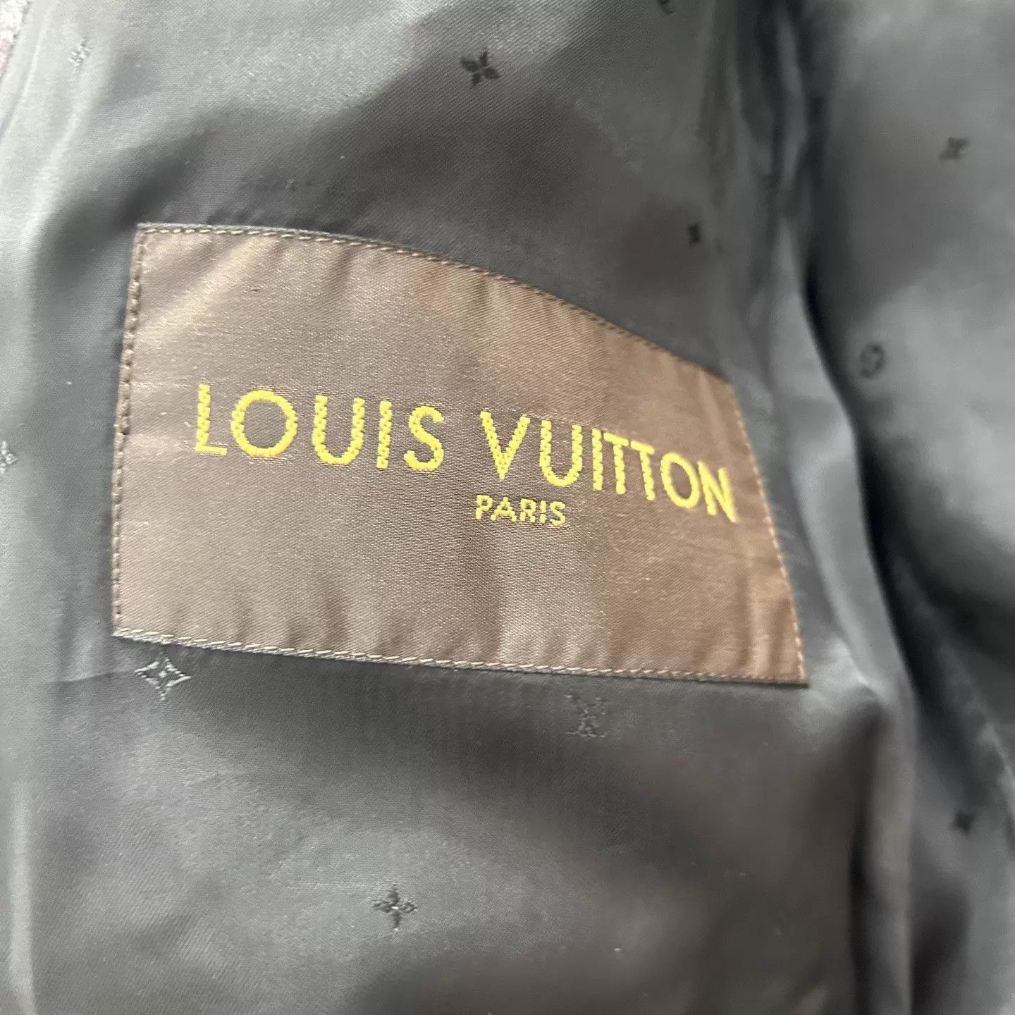 Louis Vuitton Gray Zebra Print Zip-Up Bomber Jacket Size US M / EU 48-50 / 2 - 3 Thumbnail
