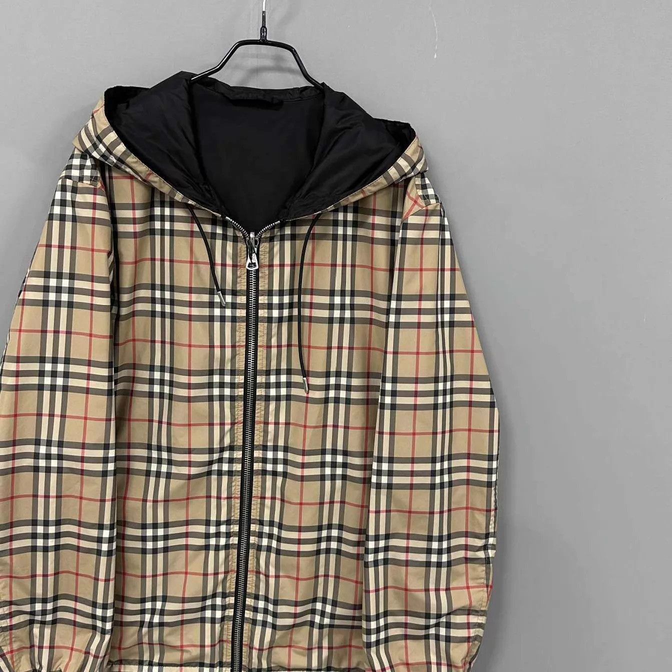 Burberry Hooded Checkered Light Jacket Size US M / EU 48-50 / 2 - 2 Thumbnail