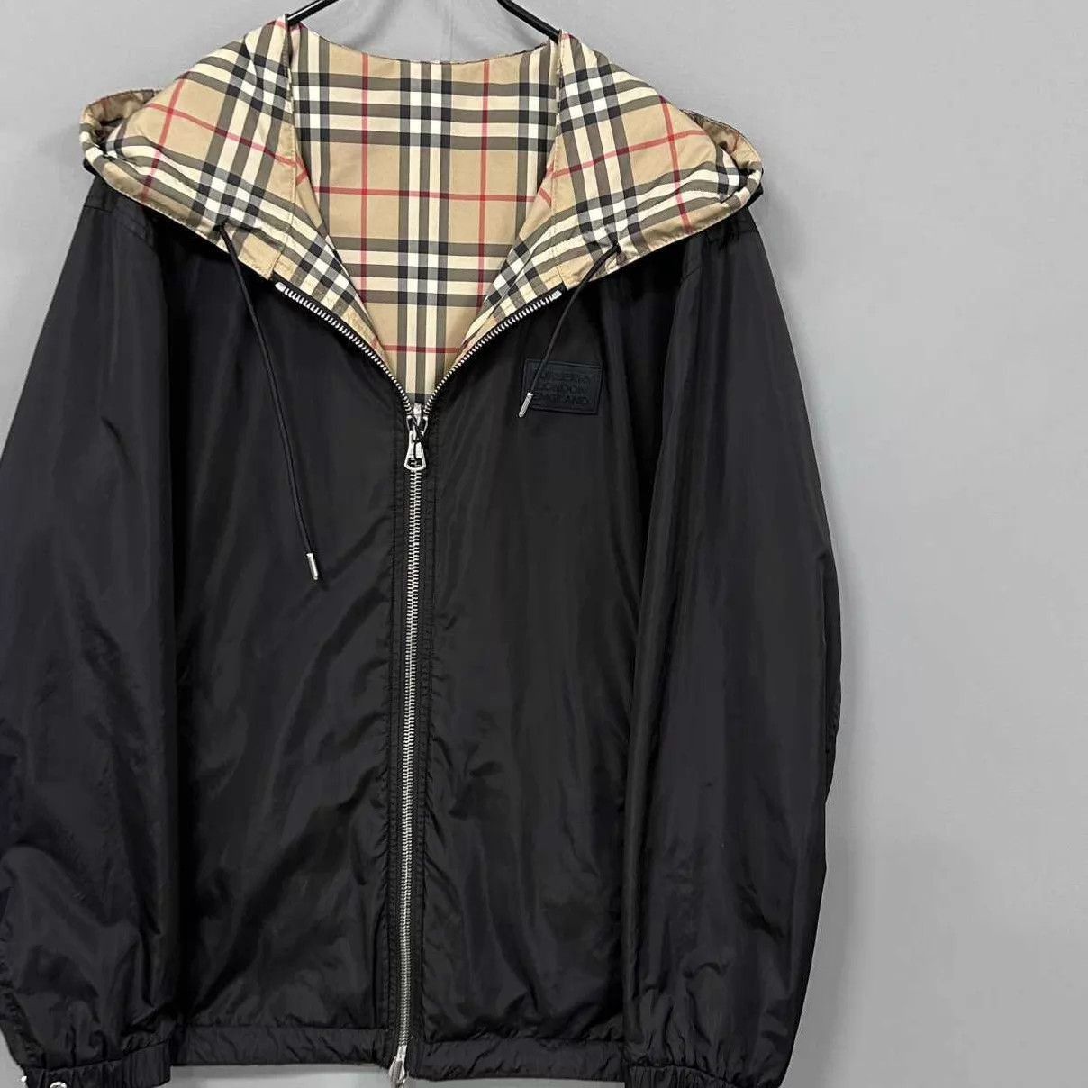 Burberry Hooded Checkered Light Jacket Size US M / EU 48-50 / 2 - 5 Thumbnail