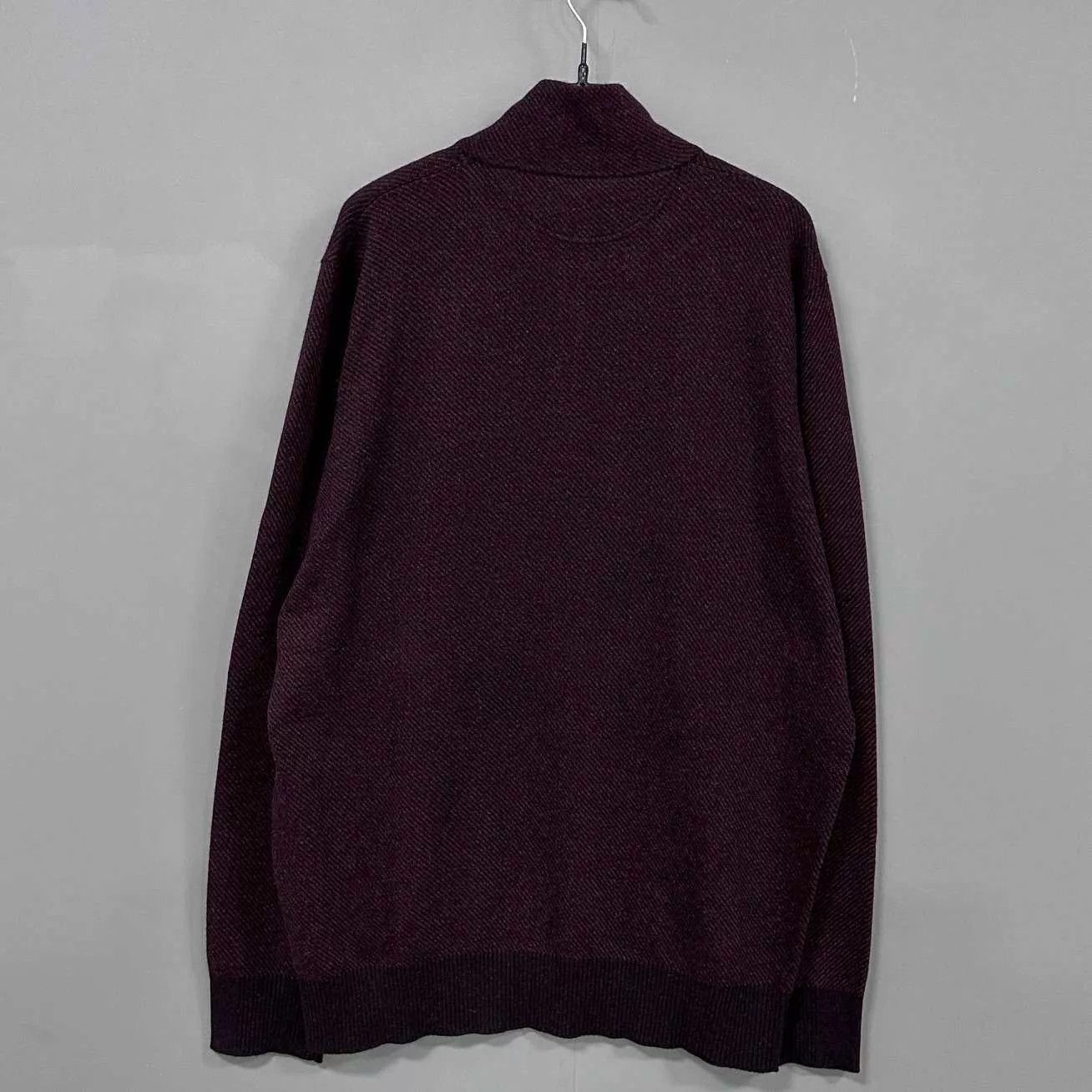 Loro Piana Red Zip Neck Long Sleeve Sweater Size US L / EU 52-54 / 3 - 3 Thumbnail