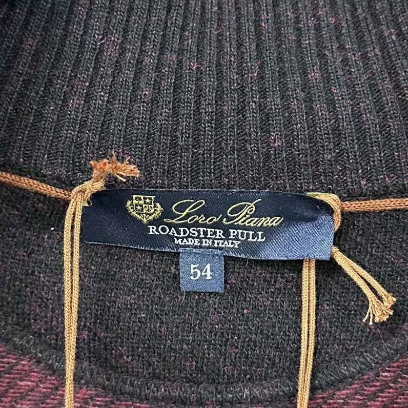Loro Piana Red Zip Neck Long Sleeve Sweater Size US L / EU 52-54 / 3 - 6 Thumbnail