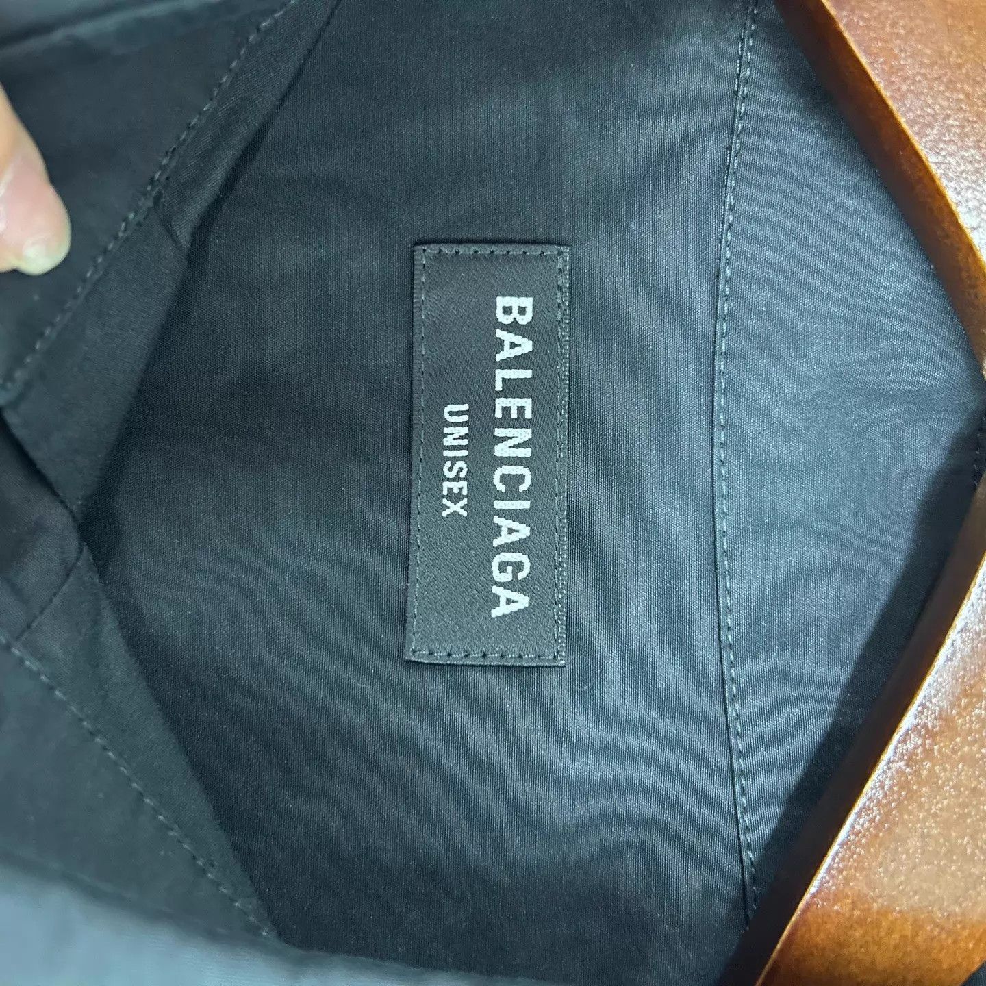 Balenciaga Black Short Sleeve Button-Up Shirt Size US S / EU 44-46 / 1 - 3 Thumbnail