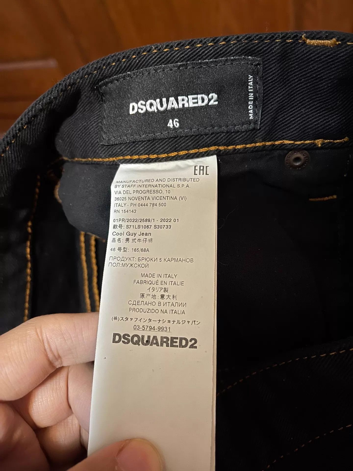 Dsquared2 Distressed Black Denim Jeans Size 30 Size US 30 / EU 46 - 8 Thumbnail