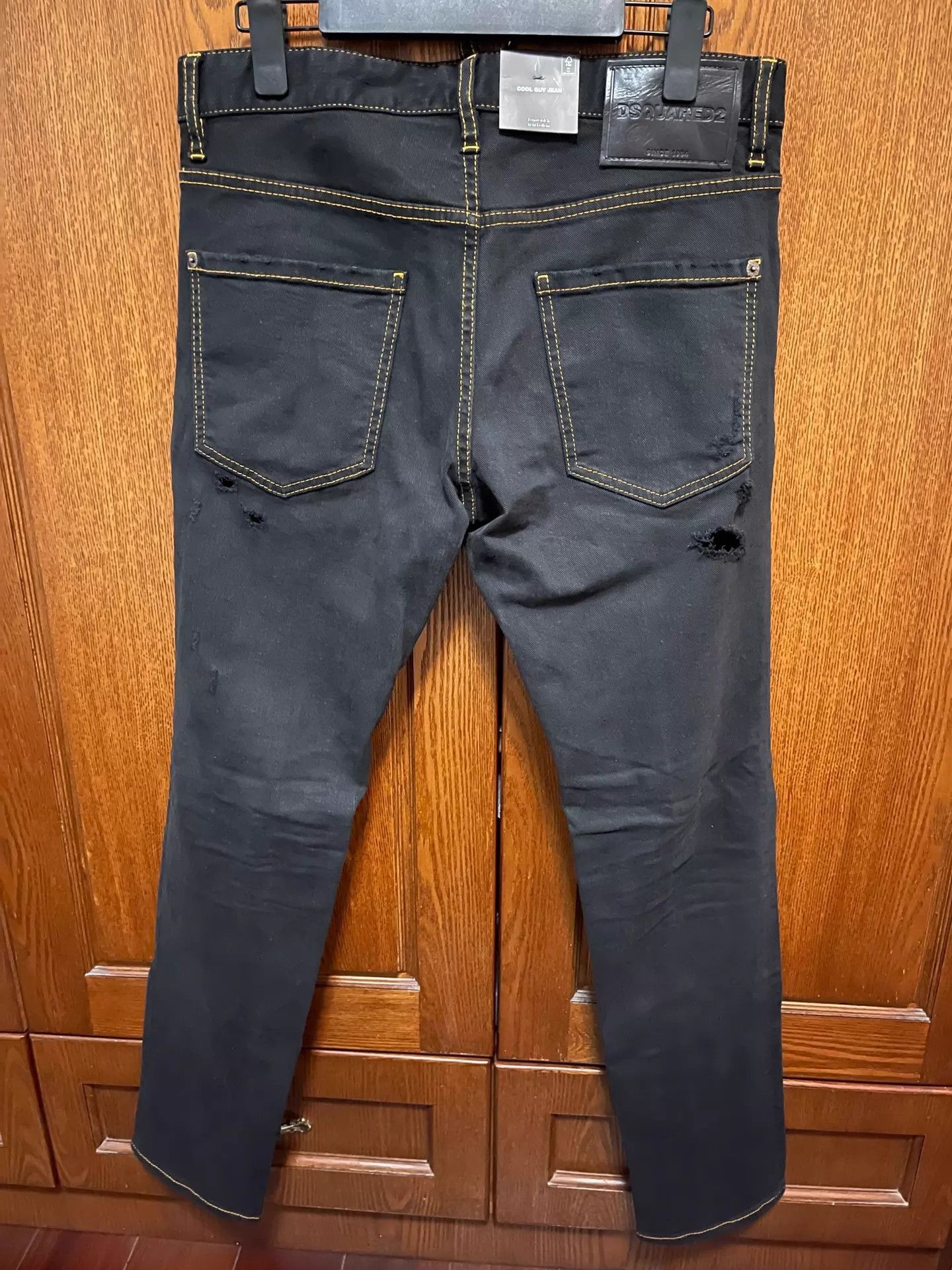 Dsquared2 Distressed Black Denim Jeans Size 30 Size US 30 / EU 46 - 4 Thumbnail