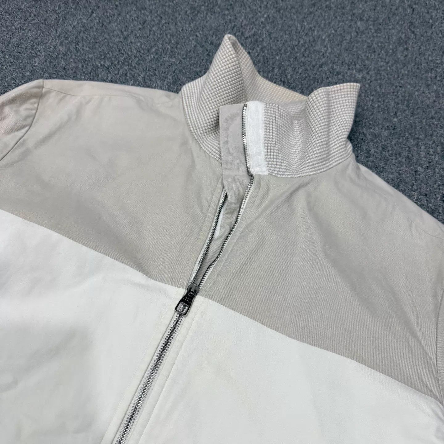 Louis Vuitton Multi-Color High Collar Zip-Up Bomber Jacket Size US L / EU 52-54 / 3 - 3 Thumbnail