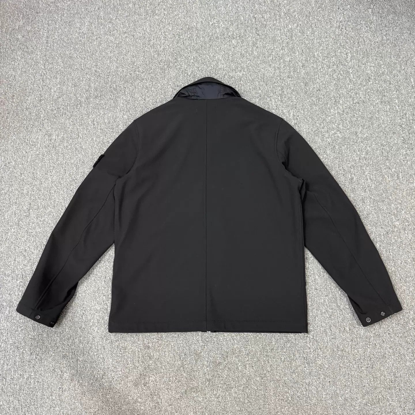 Stone Island Black Zip-Front Light Jacket with Chest Pockets - M Size US M / EU 48-50 / 2 - 2 Thumbnail