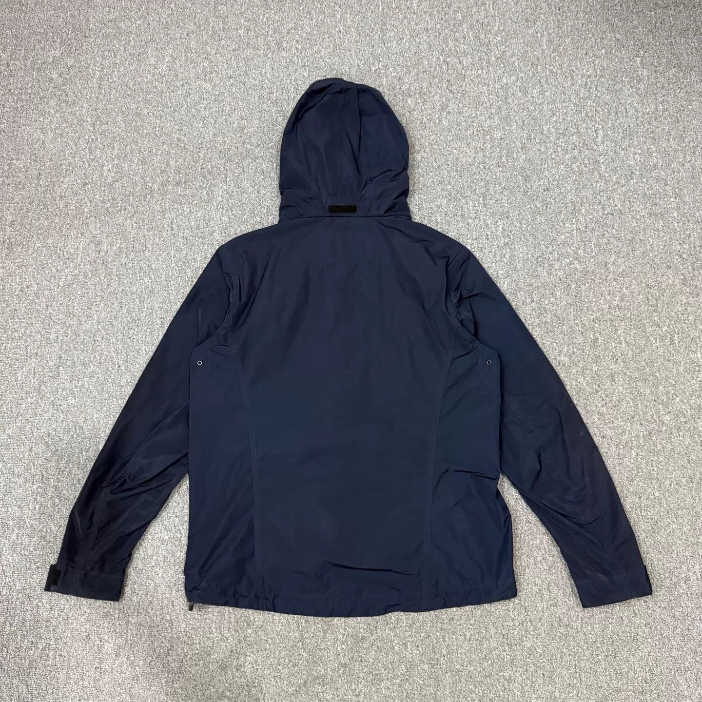 Burberry Blue Hooded Light Jacket with Zip Pockets Size US M / EU 48-50 / 2 - 2 Thumbnail