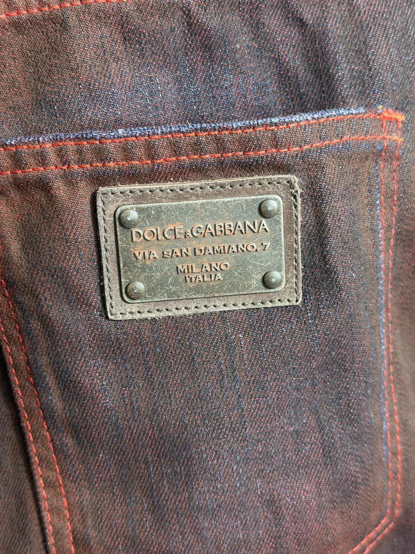 Dolce & Gabbana Brown Denim Pants Size 32 Size US 32 / EU 48 - 5 Thumbnail