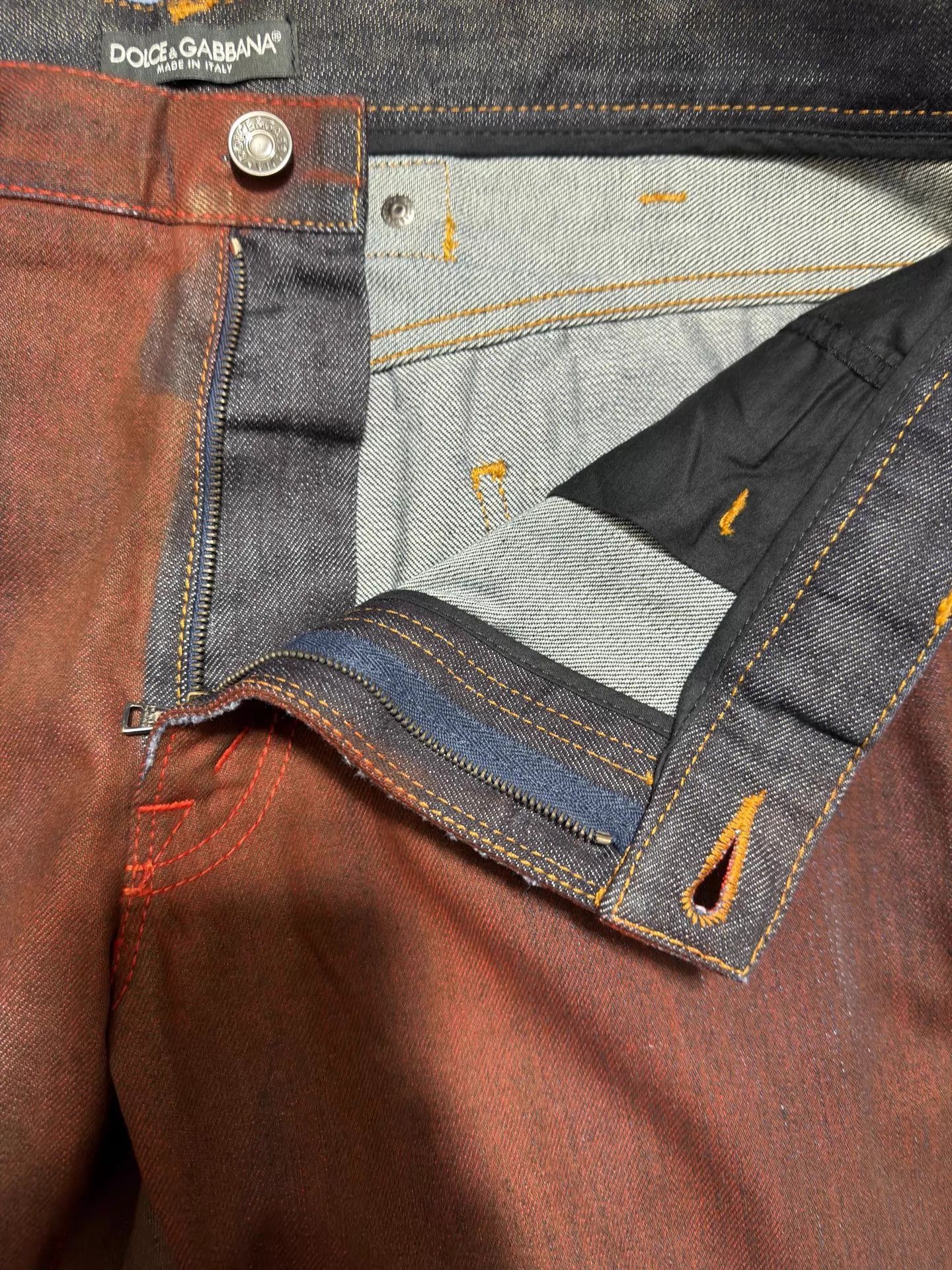 Dolce & Gabbana Brown Denim Pants Size 32 Size US 32 / EU 48 - 4 Thumbnail