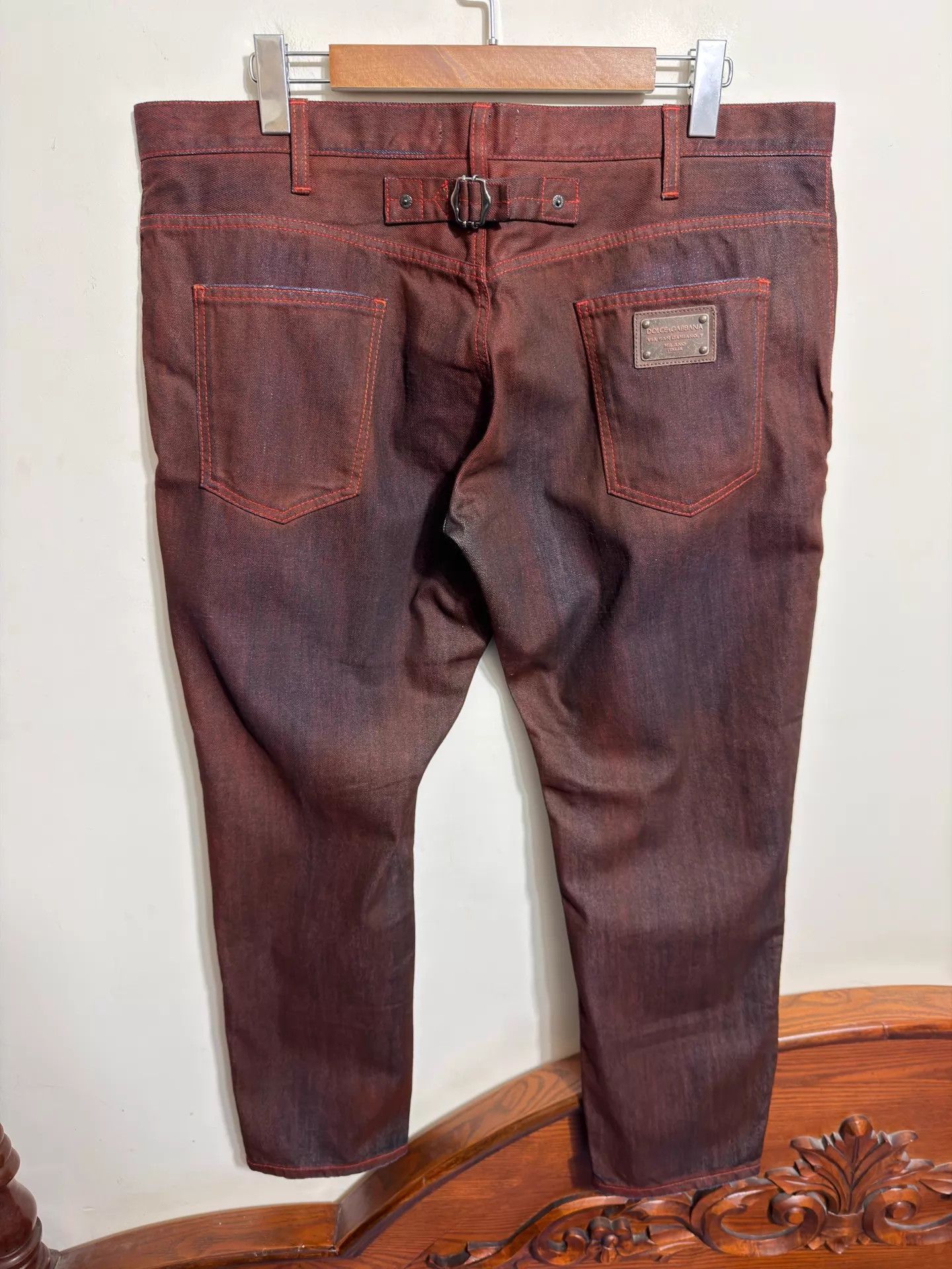 Dolce & Gabbana Brown Denim Pants Size 32 Size US 32 / EU 48 - 2 Thumbnail