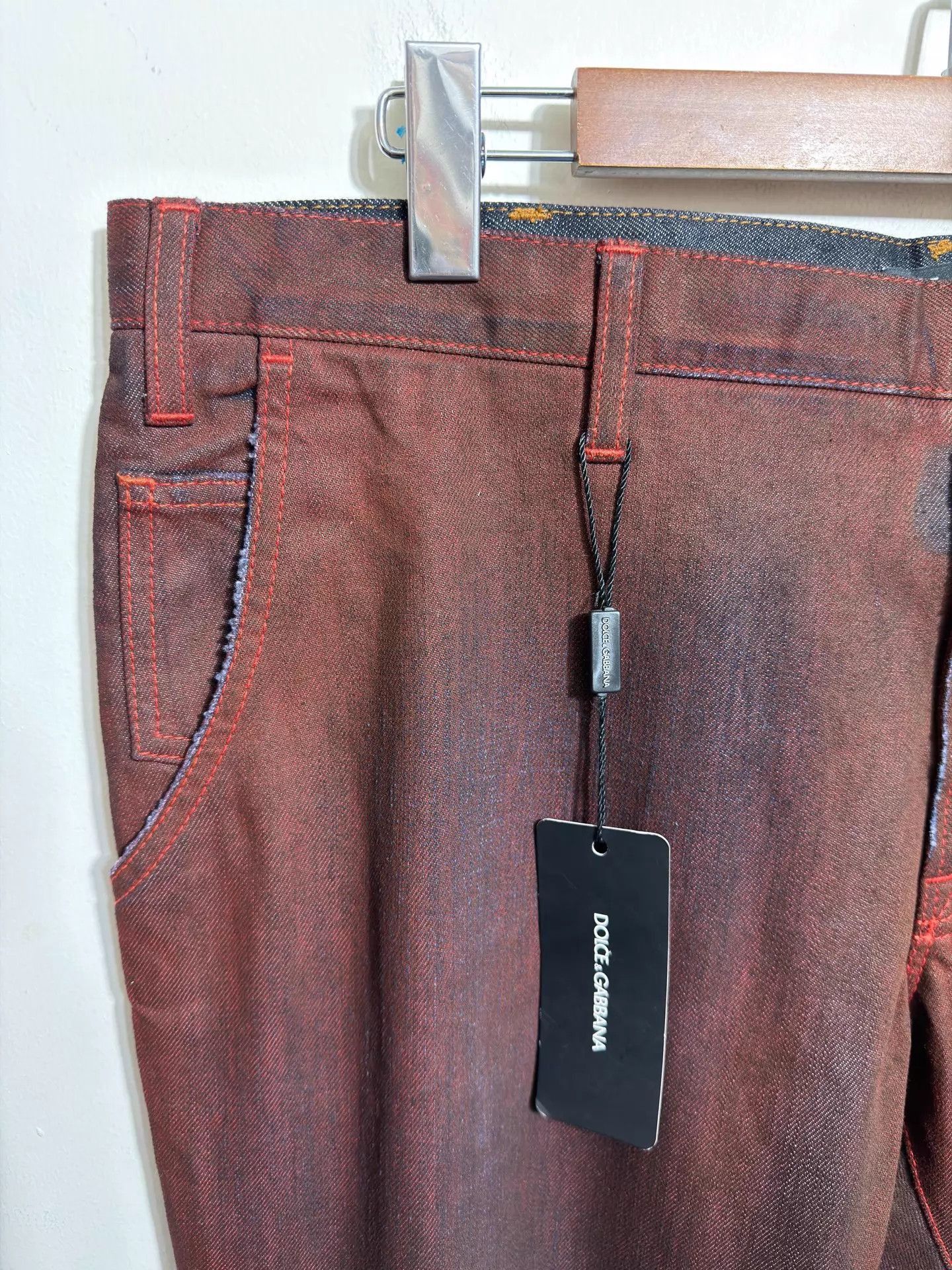 Dolce & Gabbana Brown Denim Pants Size 32 Size US 32 / EU 48 - 3 Thumbnail