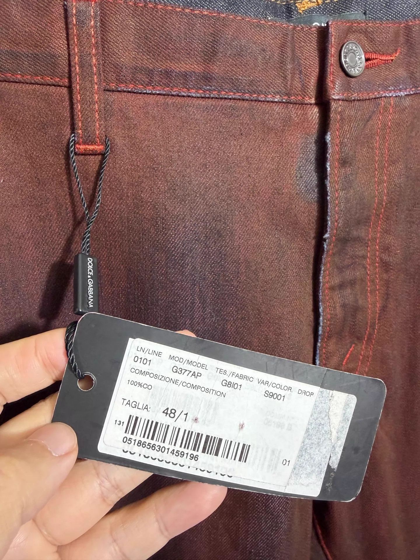 Dolce & Gabbana Brown Denim Pants Size 32 Size US 32 / EU 48 - 9 Thumbnail