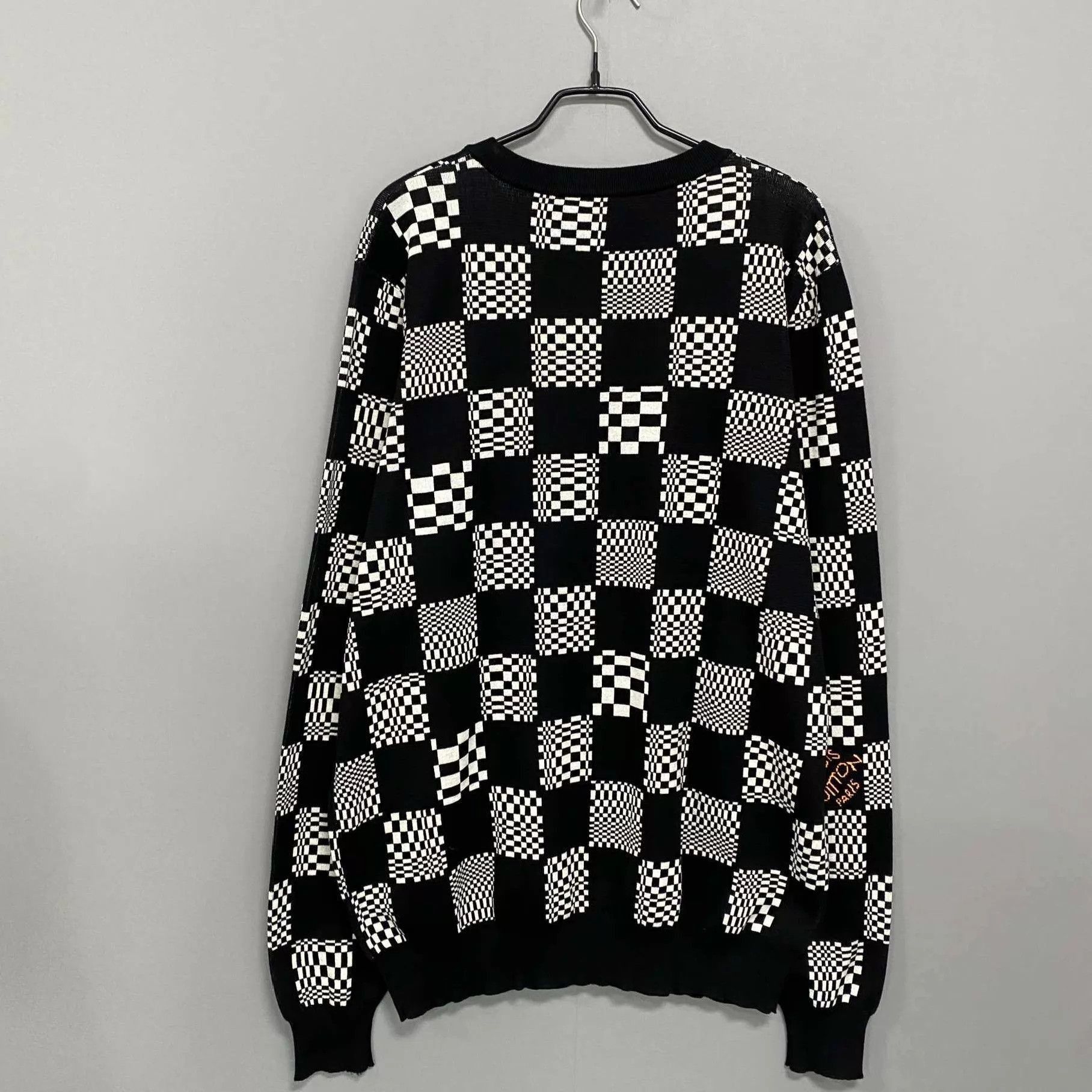 Louis Vuitton Checkered Pattern Long Sleeve Sweater Size US XXL / EU 58 / 5 - 3 Thumbnail