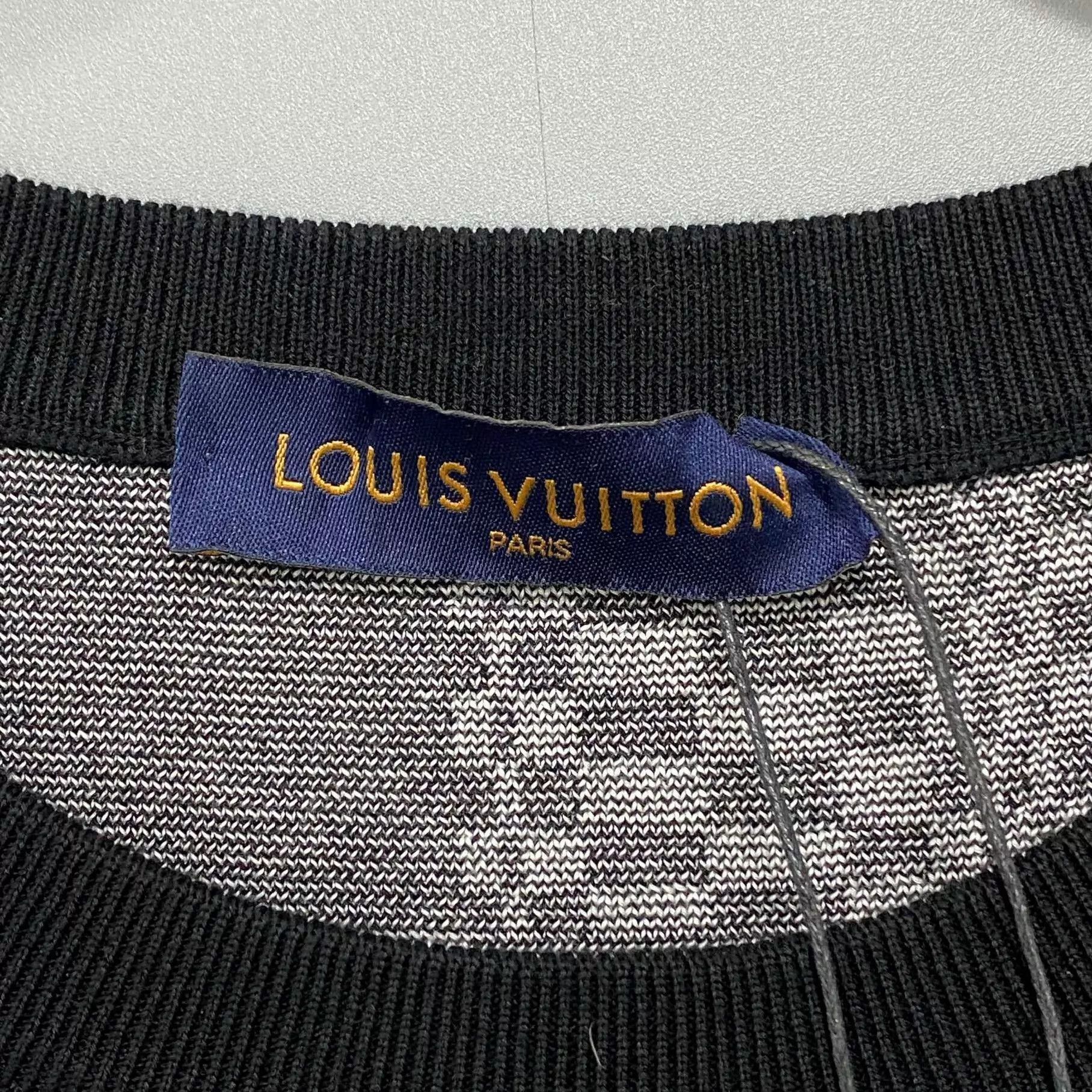 Louis Vuitton Checkered Pattern Long Sleeve Sweater Size US XXL / EU 58 / 5 - 5 Thumbnail