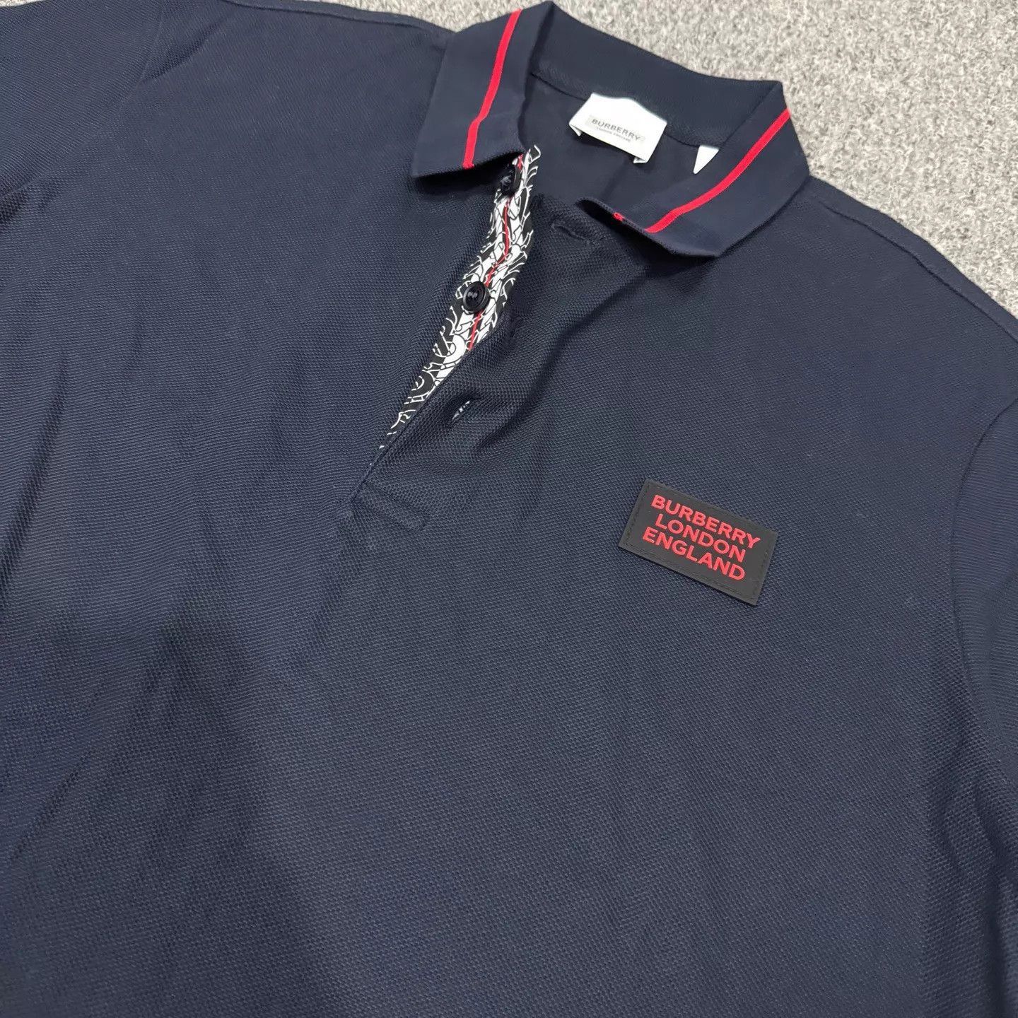 Burberry Blue Short Sleeve Polo Shirt Size US M / EU 48-50 / 2 - 3 Thumbnail