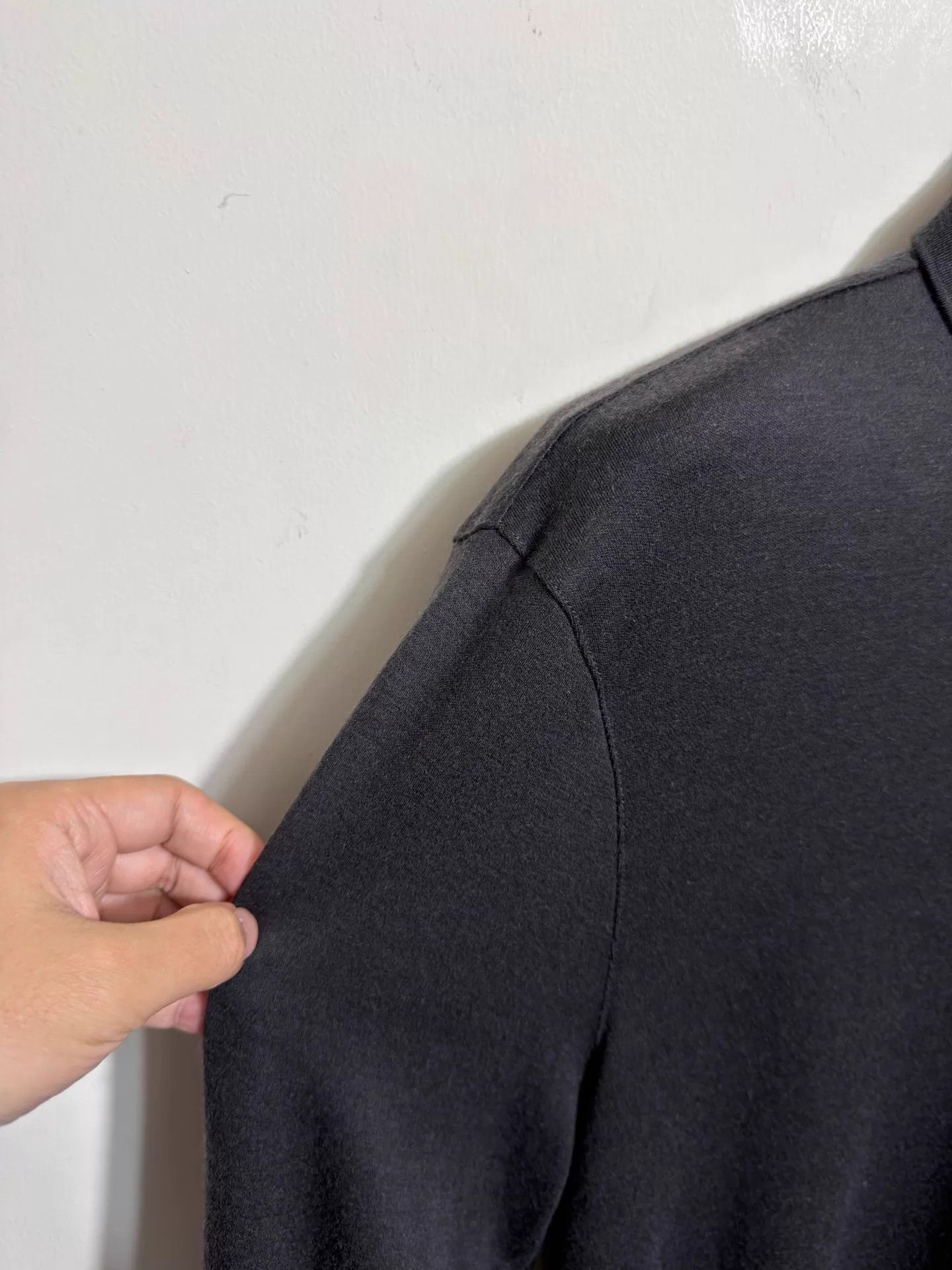 Giorgio Armani Black Long Sleeve Polo Shirt Size US XL / EU 56 / 4 - 4 Thumbnail