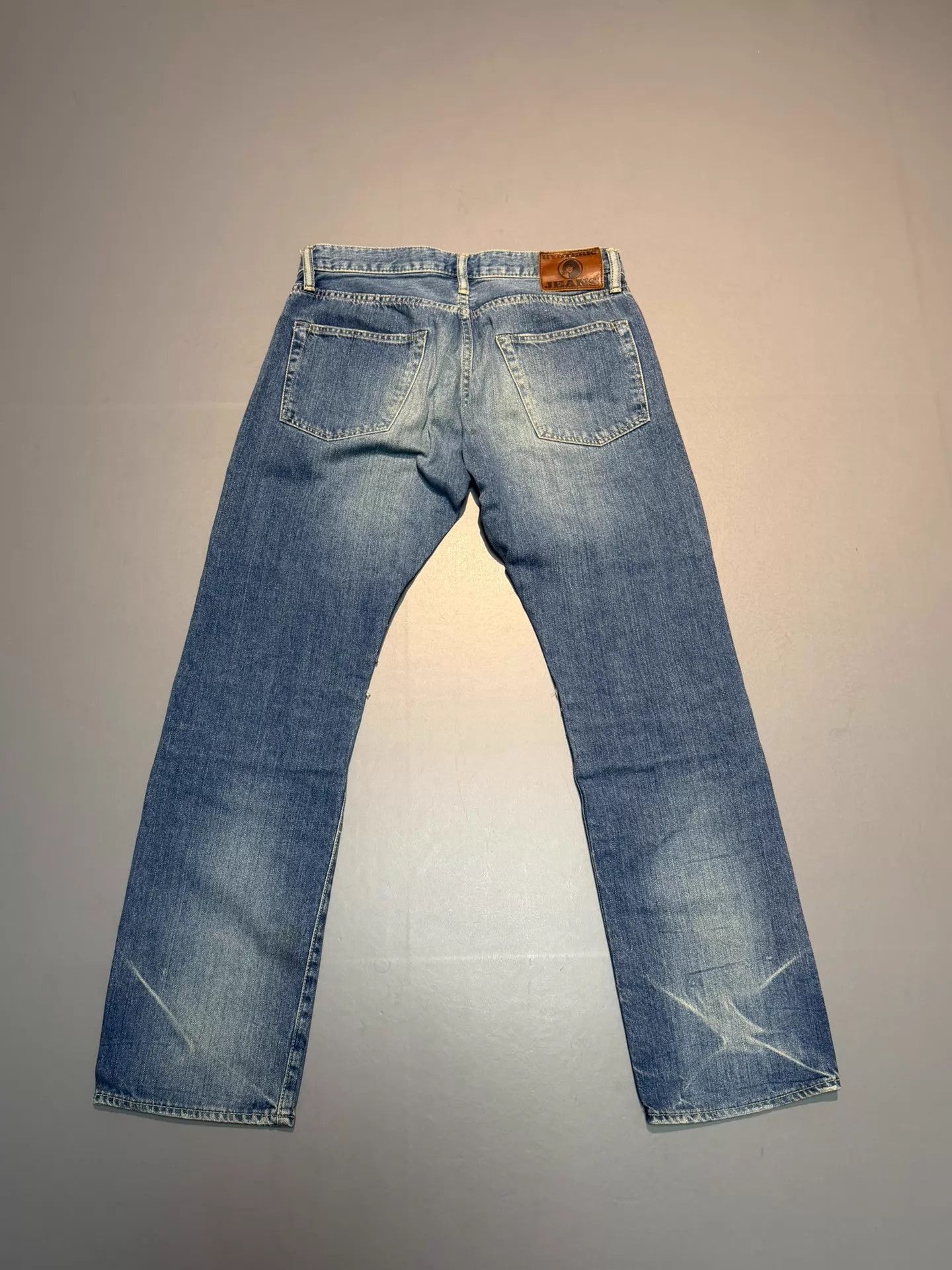 Hysteric Glamour Blue Denim Jeans with Patchwork Knee Details Size US 28 / EU 44 - 4 Thumbnail