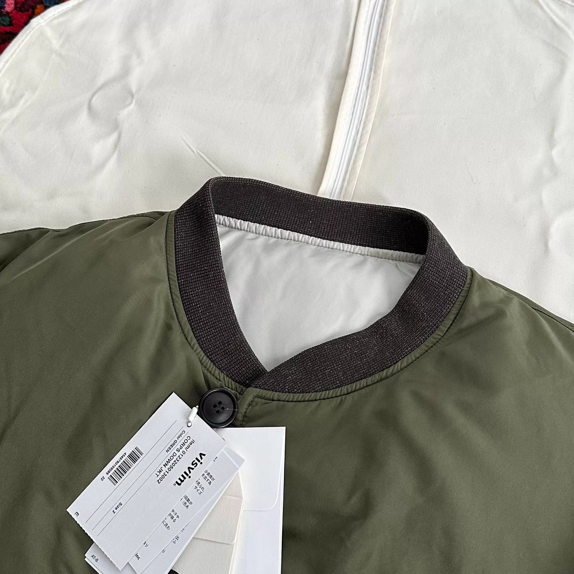 Visvim Green Quilted Bomber Jacket Size M Size US M / EU 48-50 / 2 - 7 Thumbnail