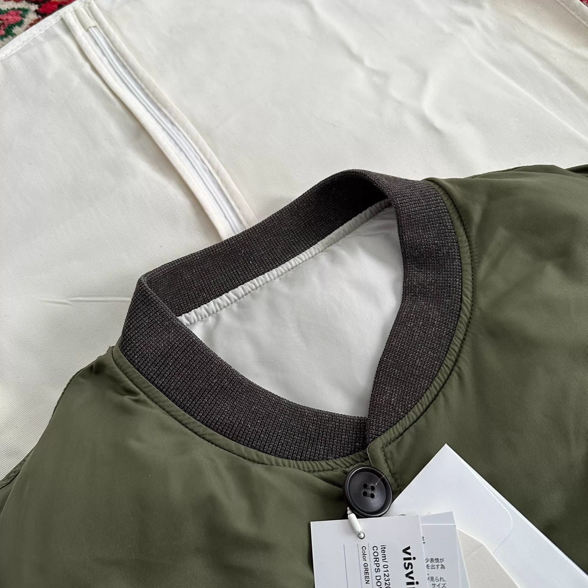 Visvim Green Quilted Bomber Jacket Size M Size US M / EU 48-50 / 2 - 6 Thumbnail