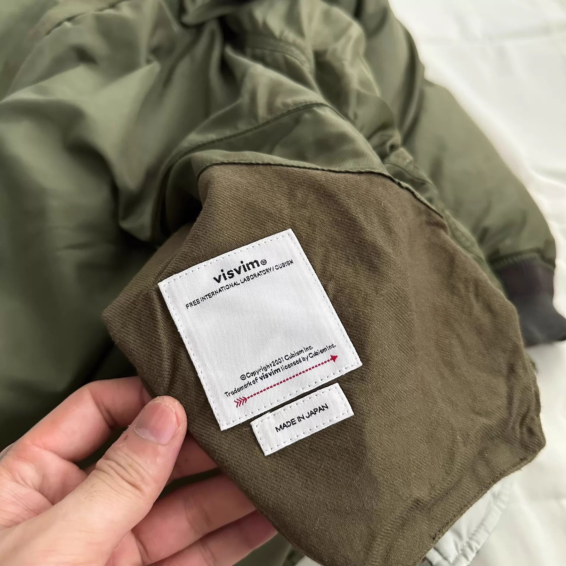Visvim Green Quilted Bomber Jacket Size M Size US M / EU 48-50 / 2 - 9 Thumbnail