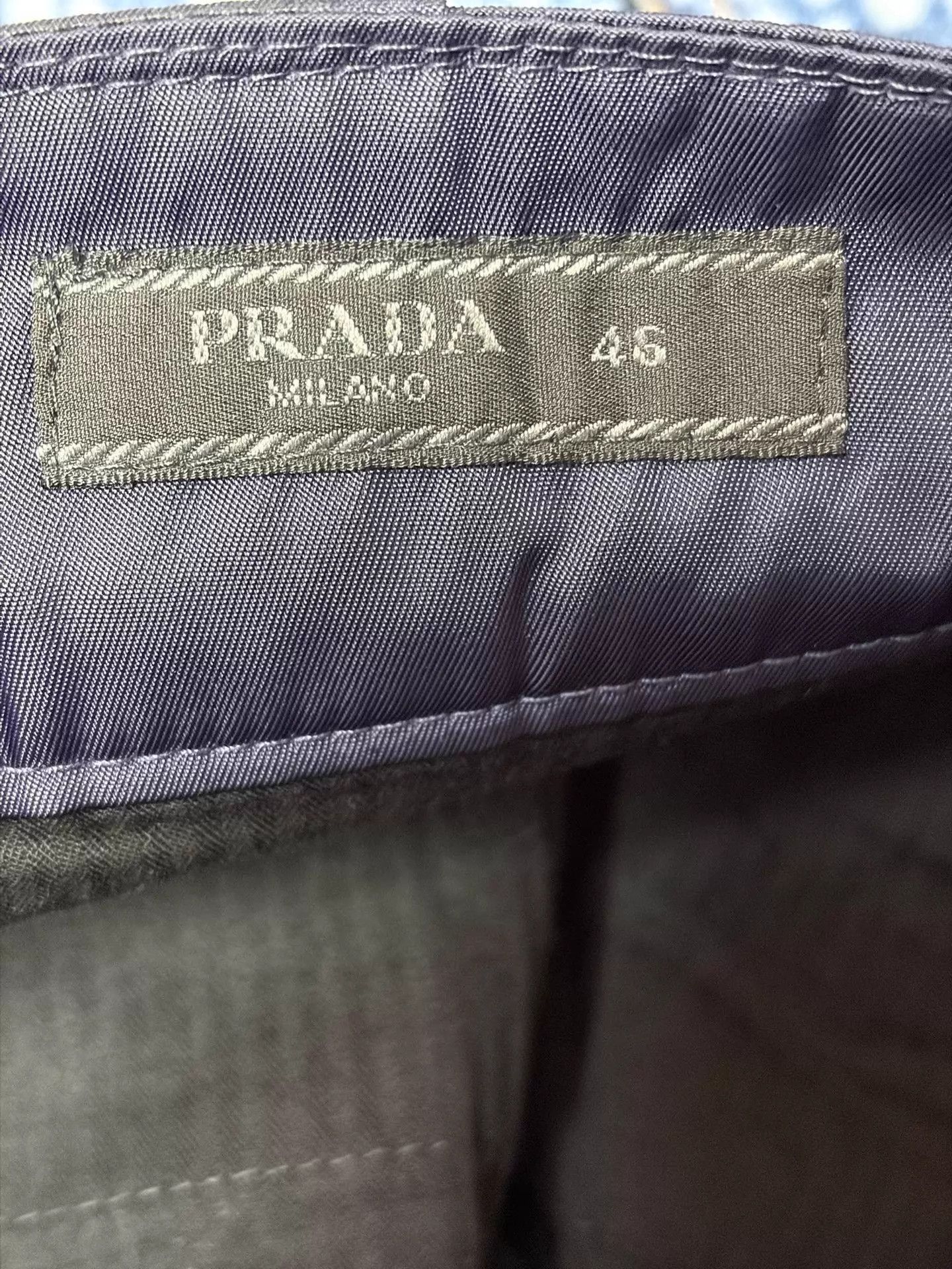 Prada Blue Casual Pants Size 30 Size US 30 / EU 46 - 4 Thumbnail