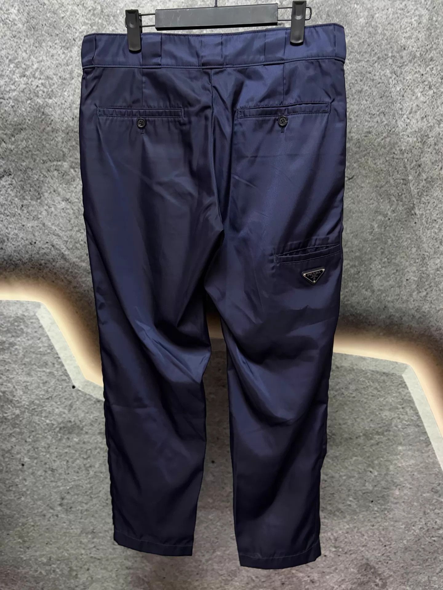 Prada Blue Casual Pants Size 30 Size US 30 / EU 46 - 2 Thumbnail