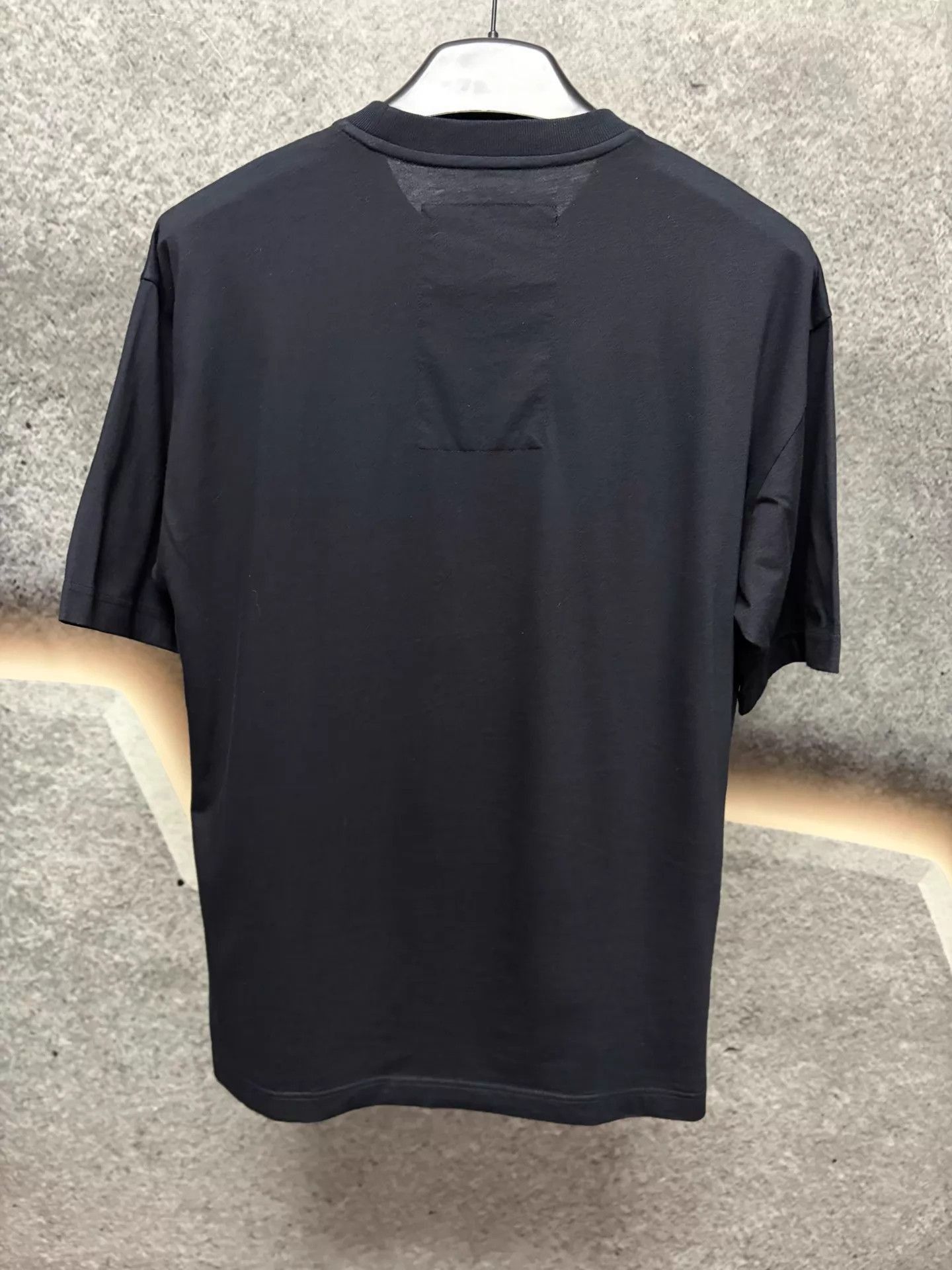 Prada Black Short Sleeve Shirt with Front Pocket Size US S / EU 44-46 / 1 - 2 Thumbnail