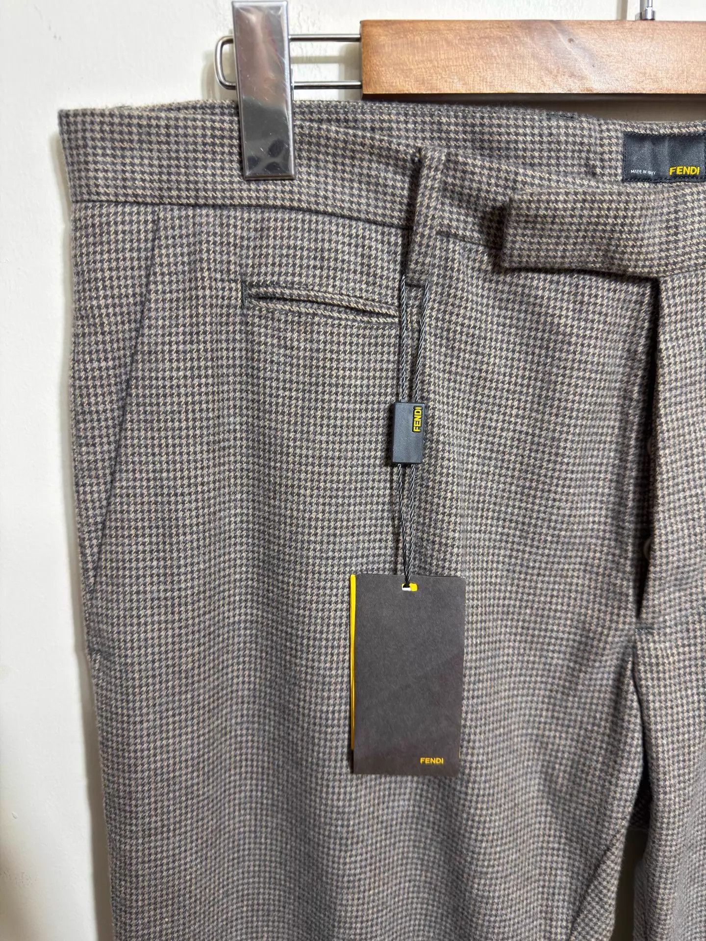 Fendi Multi Checkered Casual Pants Size 38 Size US 38 / EU 54 - 4 Thumbnail
