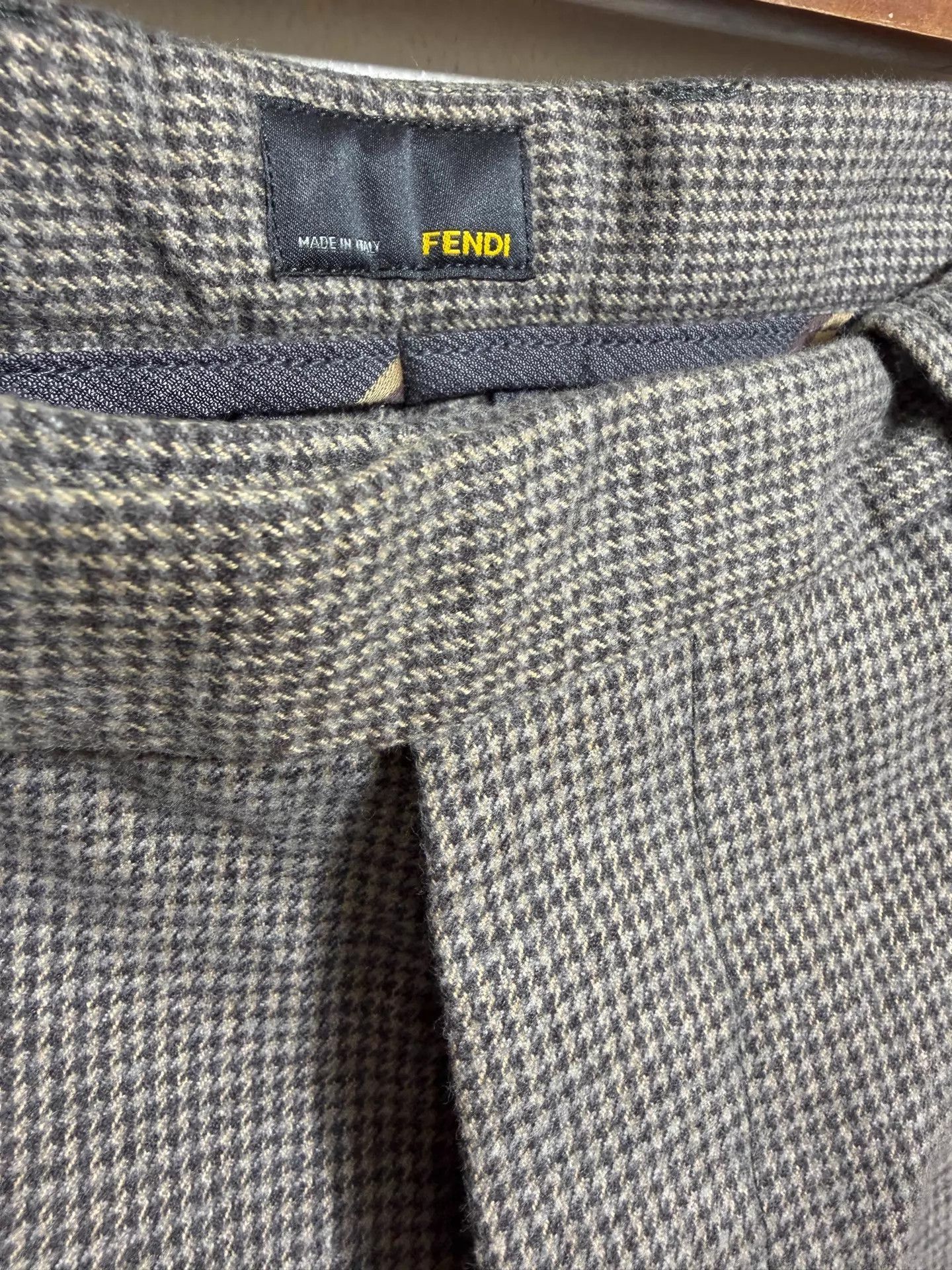 Fendi Multi Checkered Casual Pants Size 38 Size US 38 / EU 54 - 3 Thumbnail