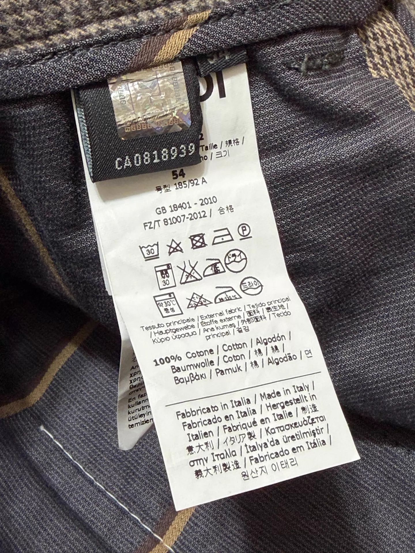 Fendi Multi Checkered Casual Pants Size 38 Size US 38 / EU 54 - 8 Thumbnail
