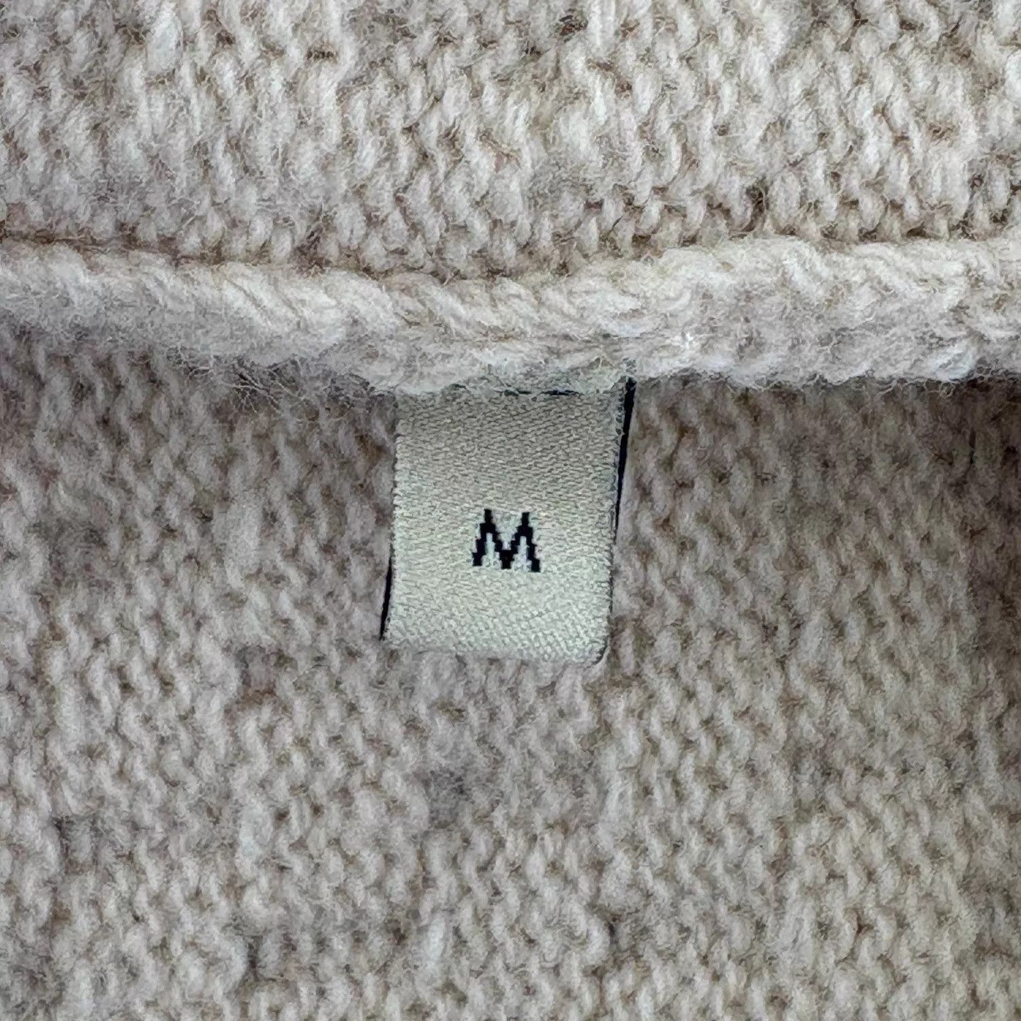 Gucci Beige Cable Knit Cardigan with Red Trim Size US M / EU 48-50 / 2 - 5 Thumbnail
