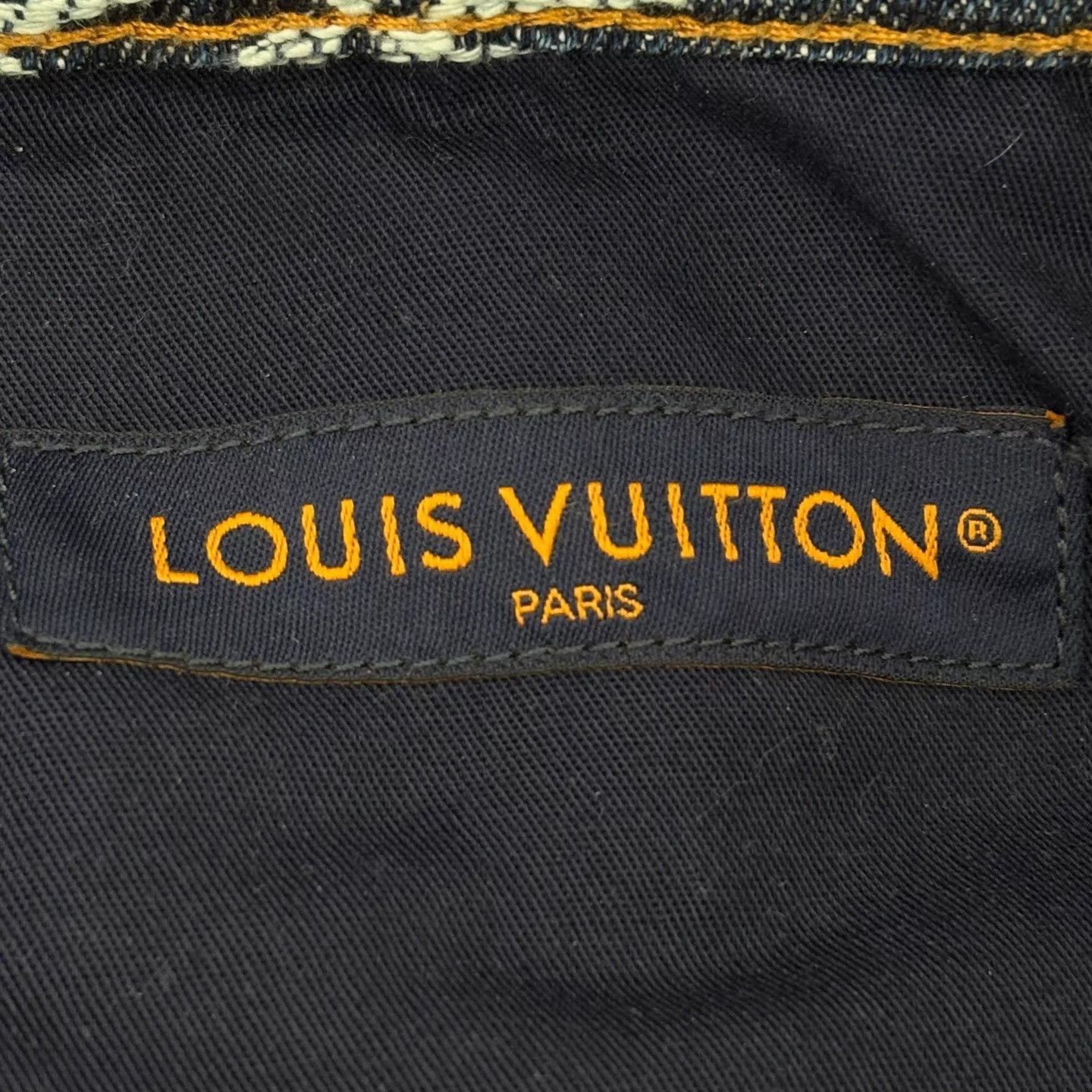 Louis Vuitton Blue Denim Jeans with White Cloud Pattern Size 30 Size US 30 / EU 46 - 3 Thumbnail