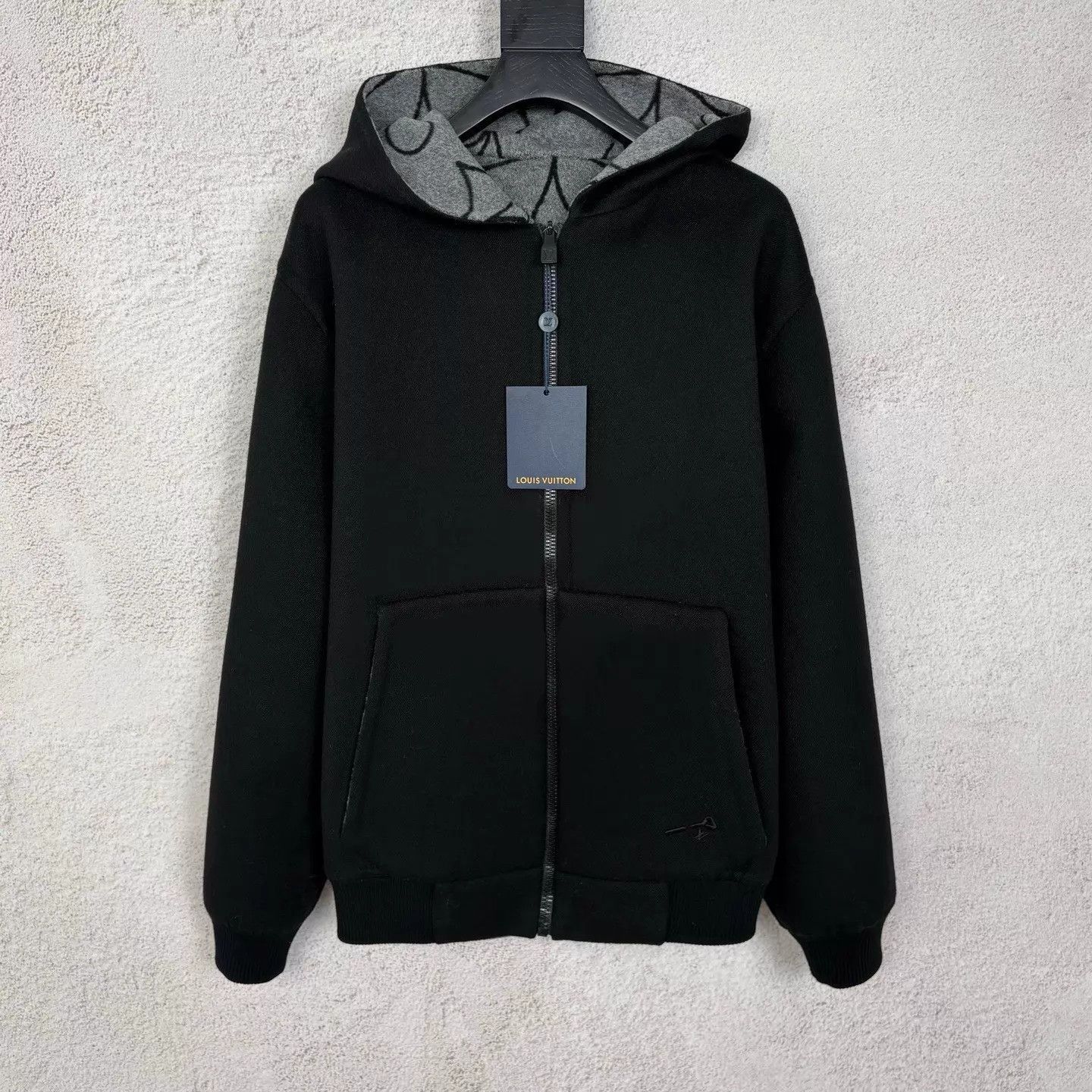 Louis Vuitton Multi Pattern Zip-Up Hooded Sweatshirt Size US S / EU 44-46 / 1 - 3 Thumbnail
