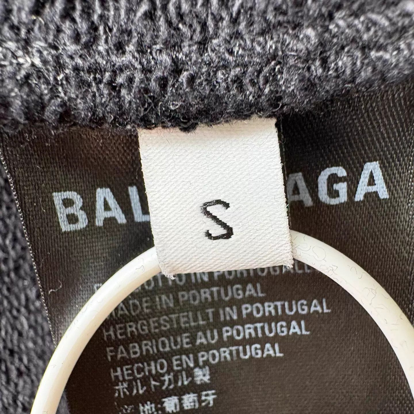 Balenciaga Black Logo Print Hoodie with Drawstring and Pocket Size US S / EU 44-46 / 1 - 5 Thumbnail