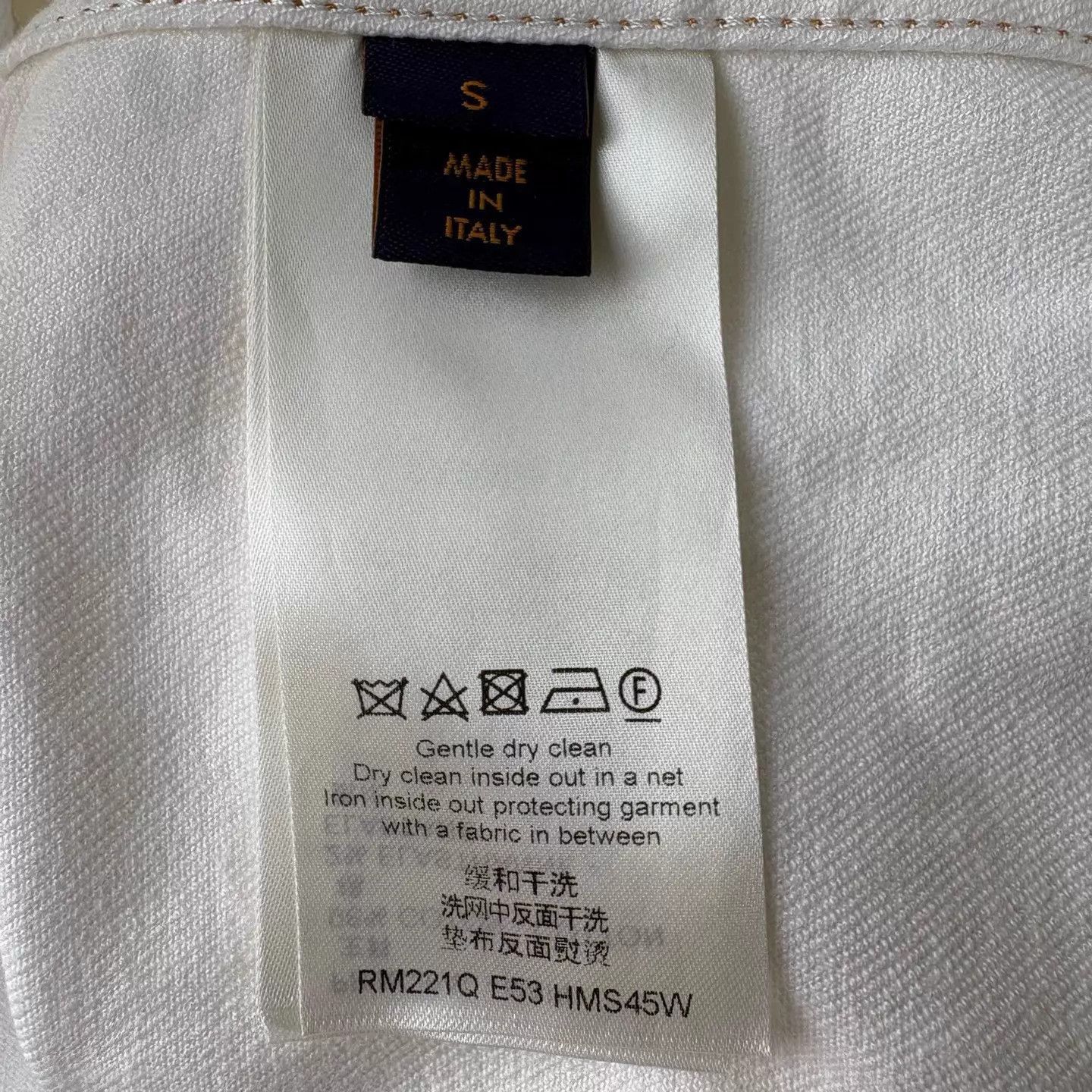Louis Vuitton White Short Sleeve Button Front Shirt - Size S Size US S / EU 44-46 / 1 - 4 Thumbnail