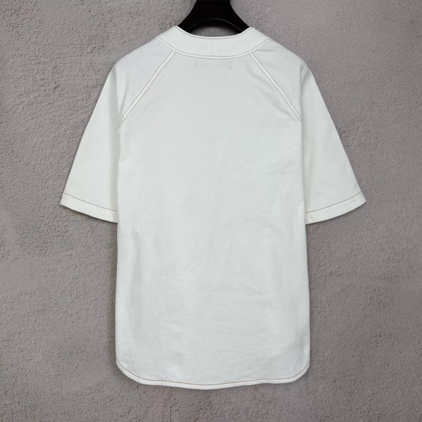 Louis Vuitton White Short Sleeve Button Front Shirt - Size S Size US S / EU 44-46 / 1 - 2 Thumbnail
