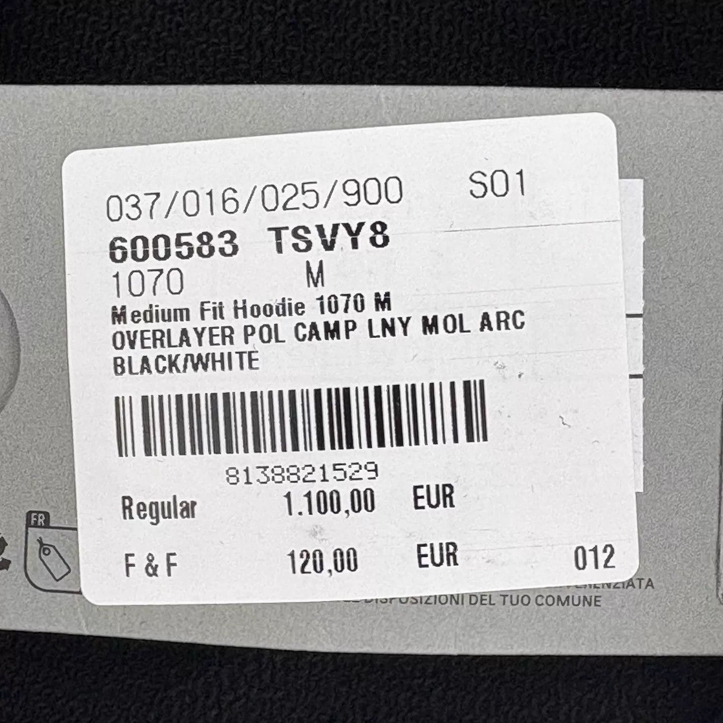Balenciaga Black Graphic Print Hoodie with Saint-Germain Design Size US M / EU 48-50 / 2 - 4 Thumbnail