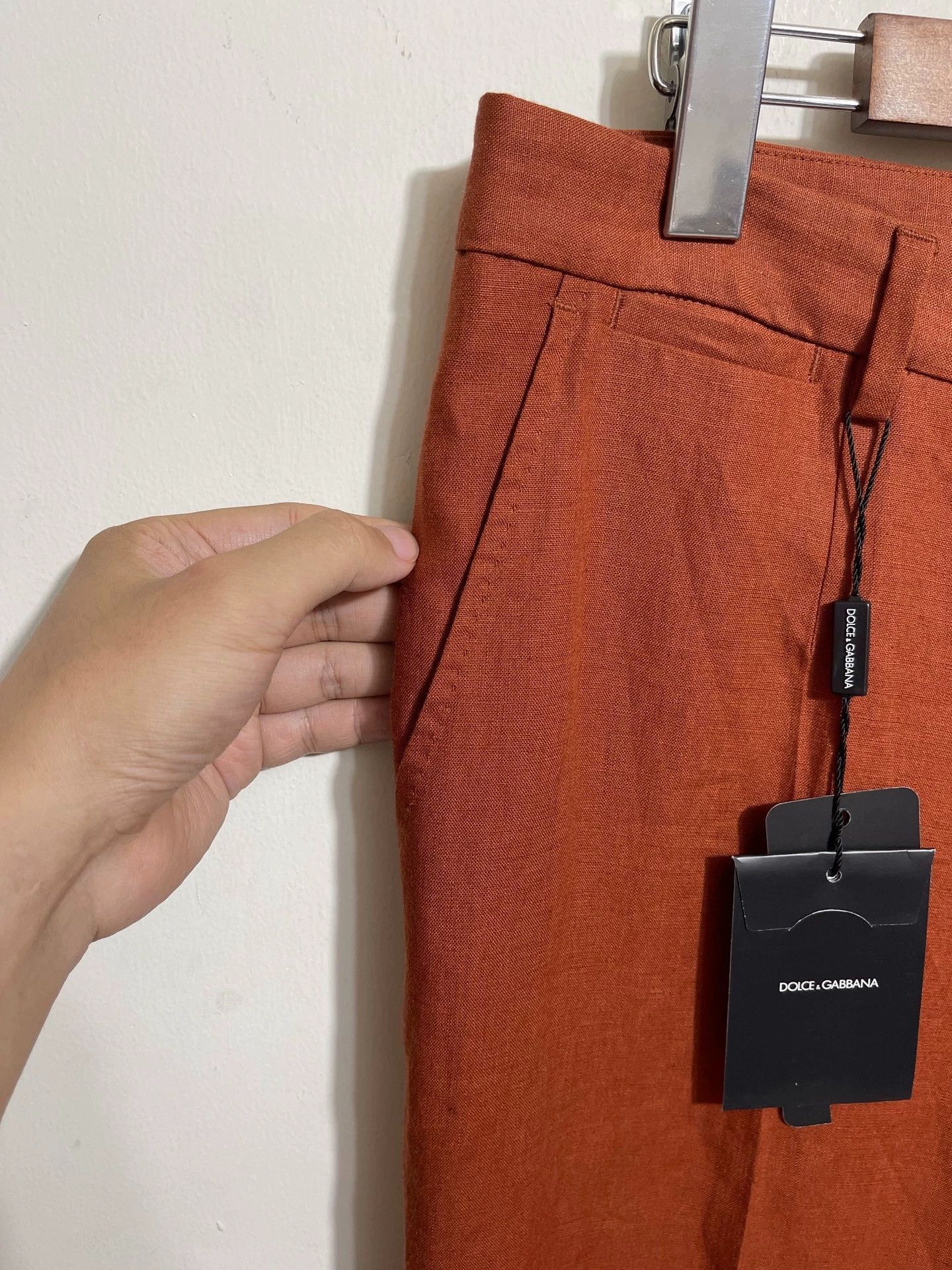 Dolce & Gabbana Orange Casual Pants Size 34 Size US 34 / EU 50 - 3 Thumbnail