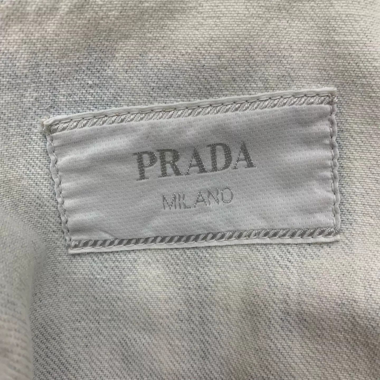 Prada White Short Sleeve Button-Up Shirt Size US L / EU 52-54 / 3 - 4 Thumbnail