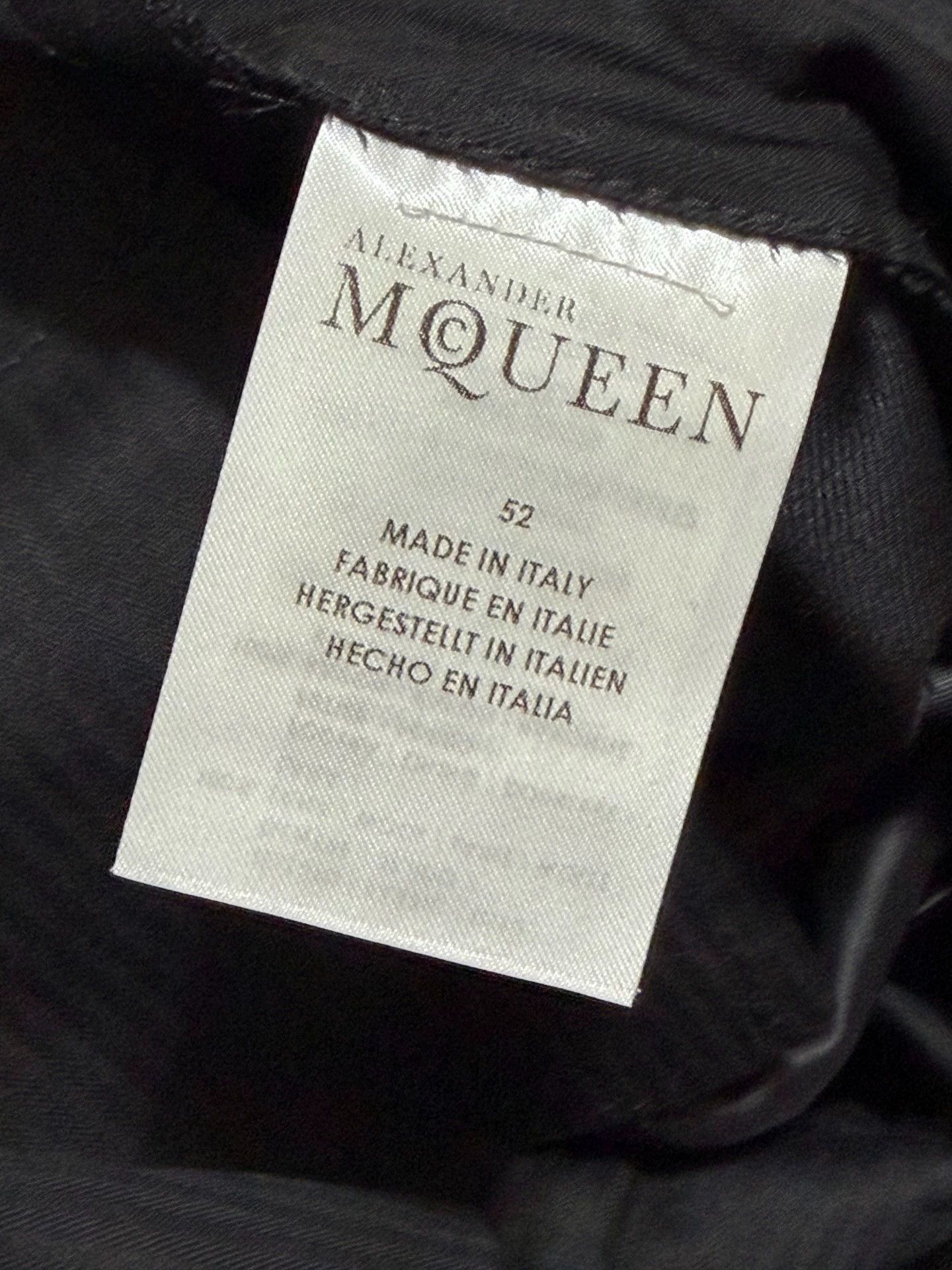 Alexander McQueen Black Patterned Casual Pants Size 32 Size US 32 / EU 48 - 7 Thumbnail