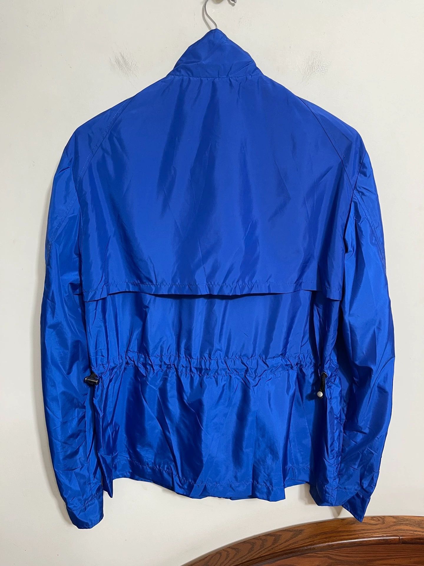 Versace Blue Lightweight Jacket with Buttons and Pockets Size US L / EU 52-54 / 3 - 2 Thumbnail