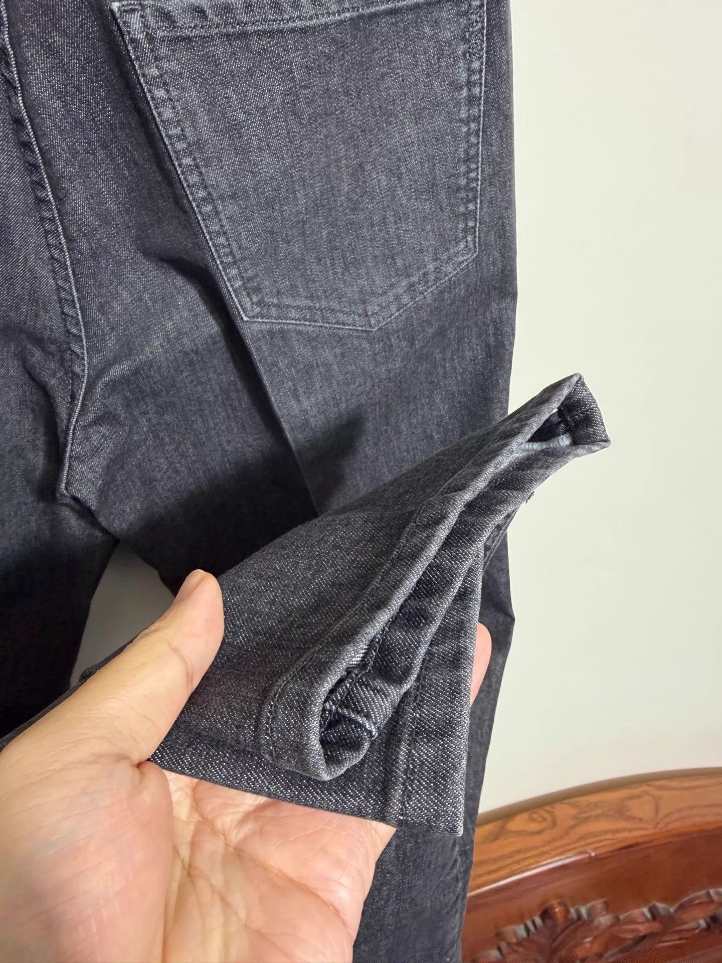 Z Zegna Gray Denim Pants Size 32 Size US 32 / EU 48 - 6 Thumbnail