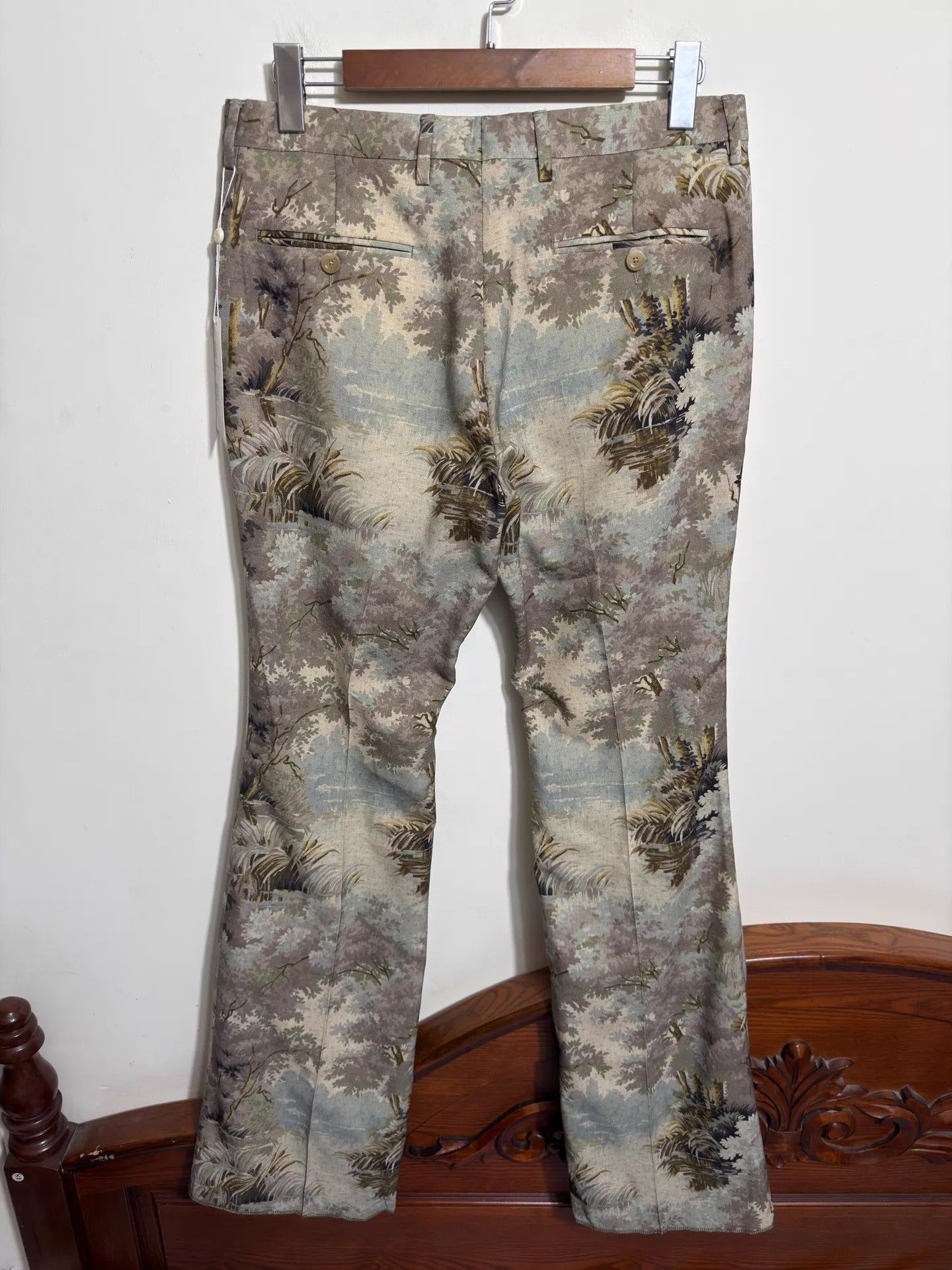 Gucci Multi Colored Nature Print Casual Pants Size US 32 / EU 48 - 2 Thumbnail