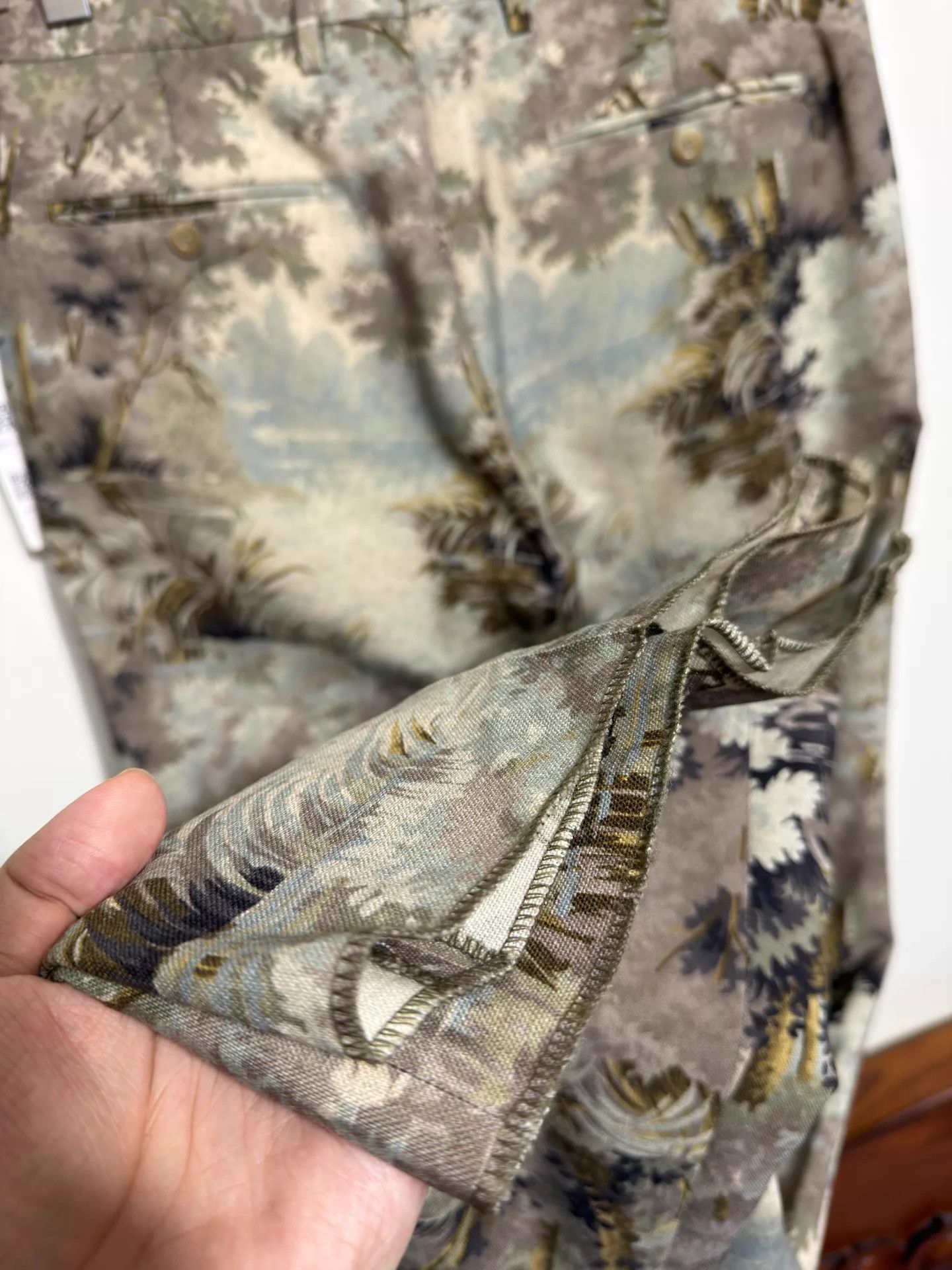 Gucci Multi Colored Nature Print Casual Pants Size US 32 / EU 48 - 6 Thumbnail