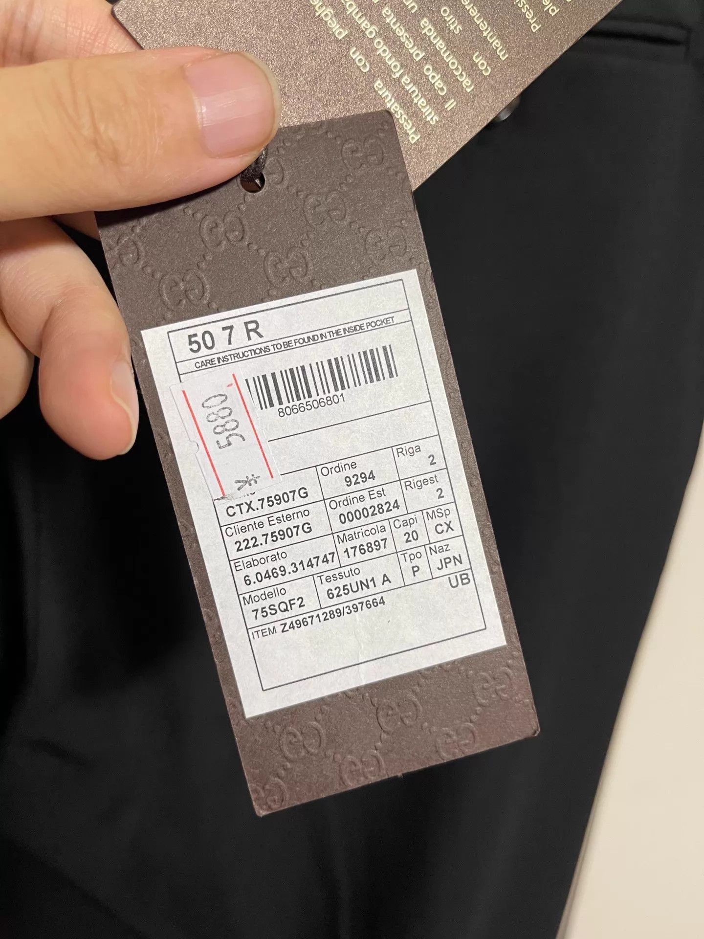 Gucci Black Casual Pants with White Side Stripes Size US 34 / EU 50 - 8 Thumbnail