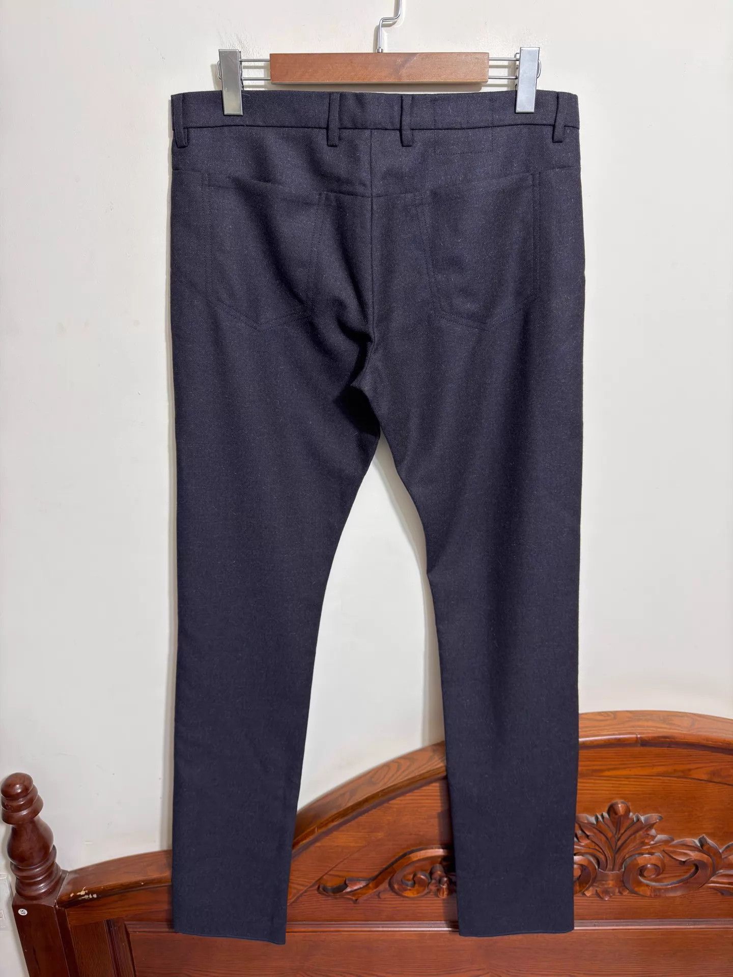 Jil Sander Black Slim-Fit Casual Pants Size 32 Size US 32 / EU 48 - 2 Thumbnail
