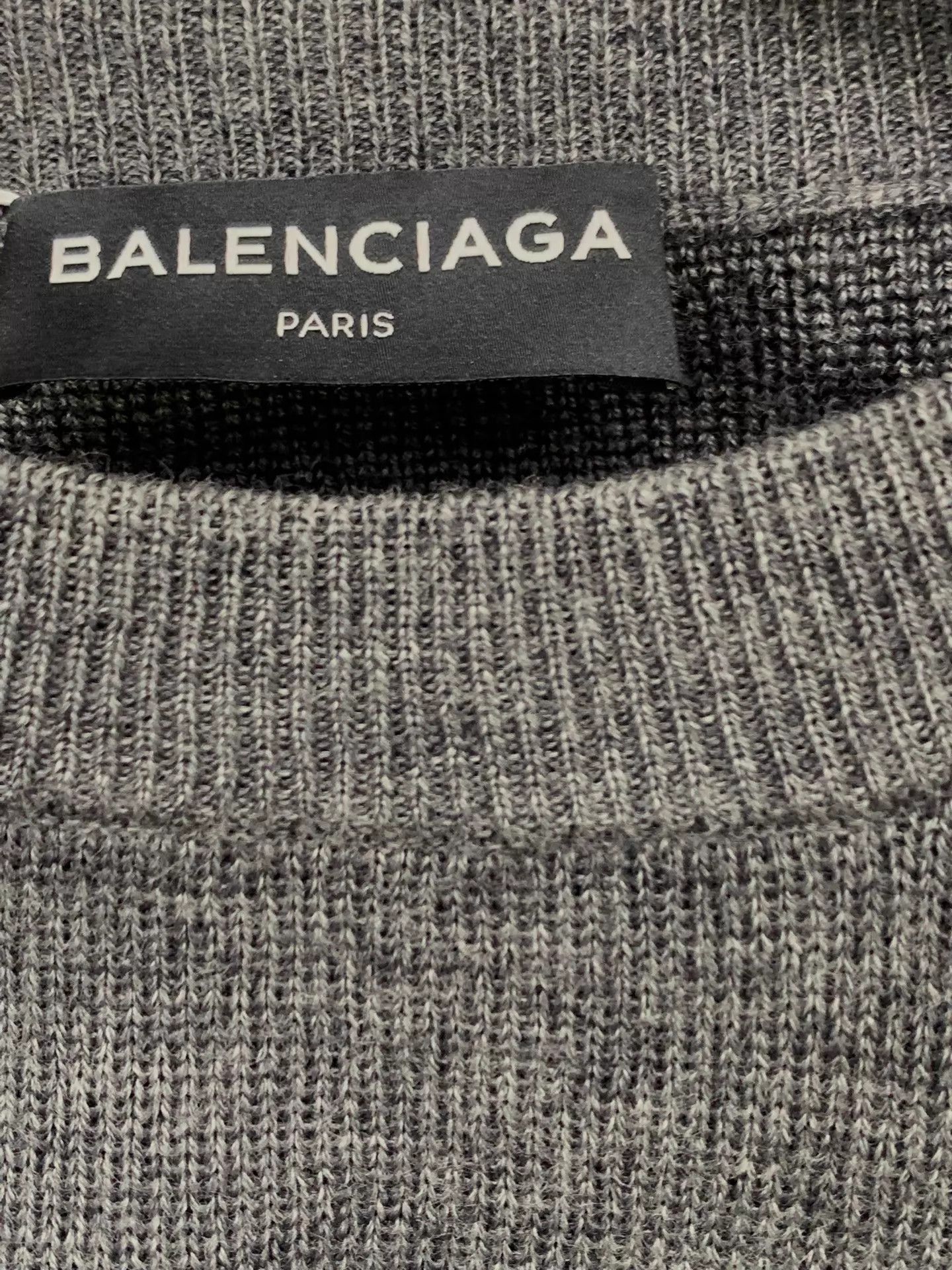 Balenciaga Gray Oversized Long Sleeve Sweater Size US M / EU 48-50 / 2 - 4 Thumbnail