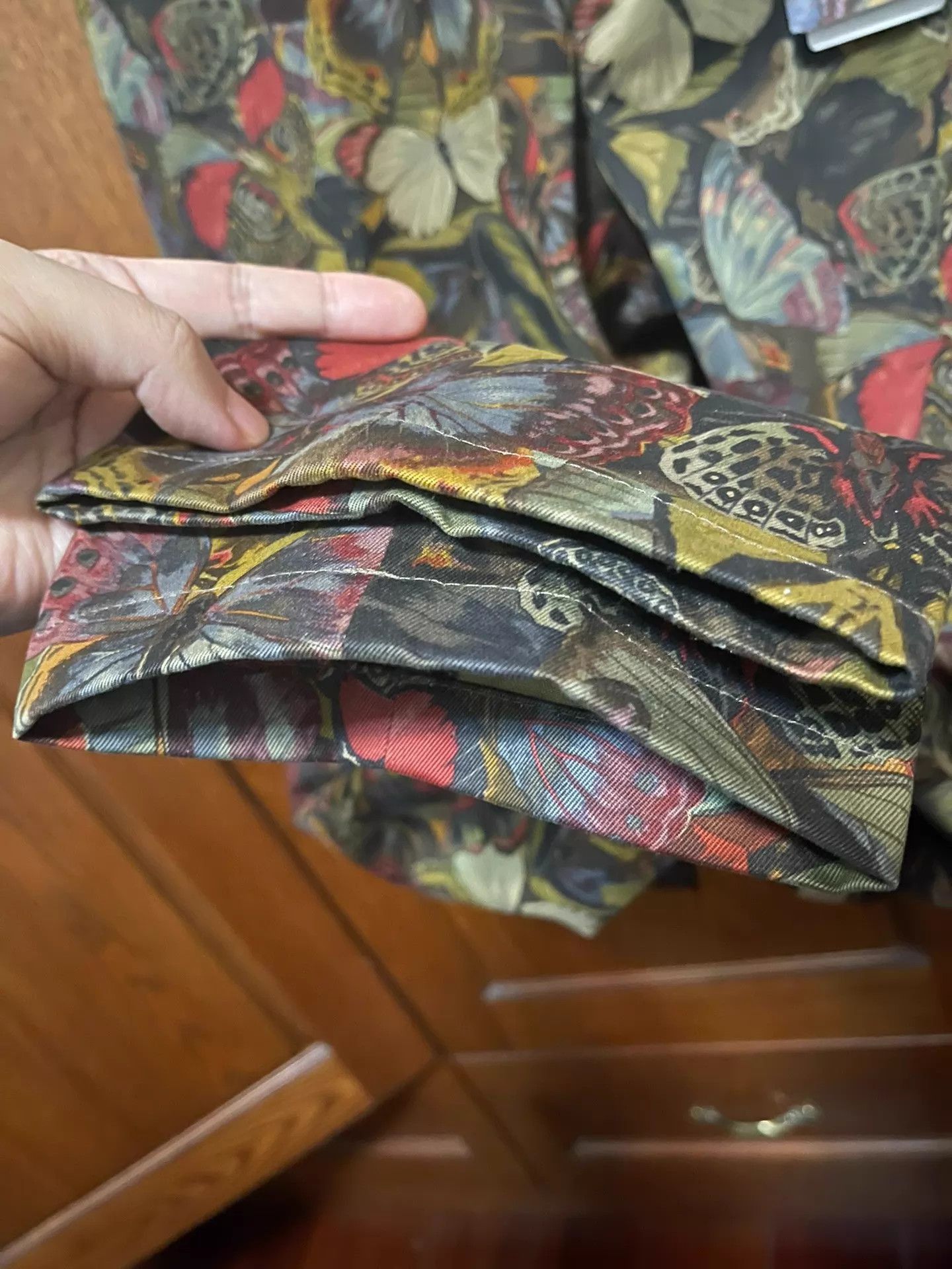 Valentino Multi Color Butterfly Print Casual Pants Size 28 Size US 28 / EU 44 - 4 Thumbnail
